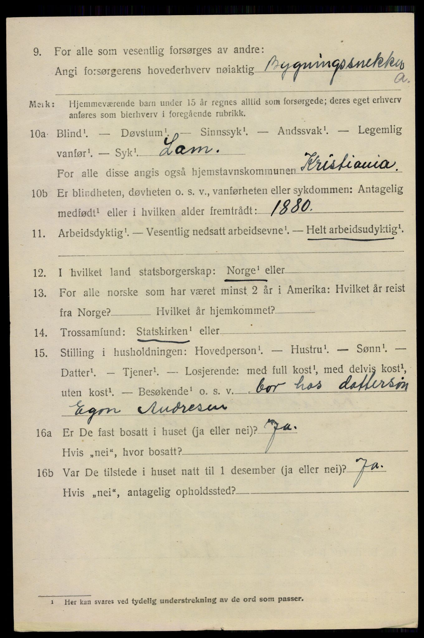 SAO, 1920 census for Oppegård, 1920, p. 1912