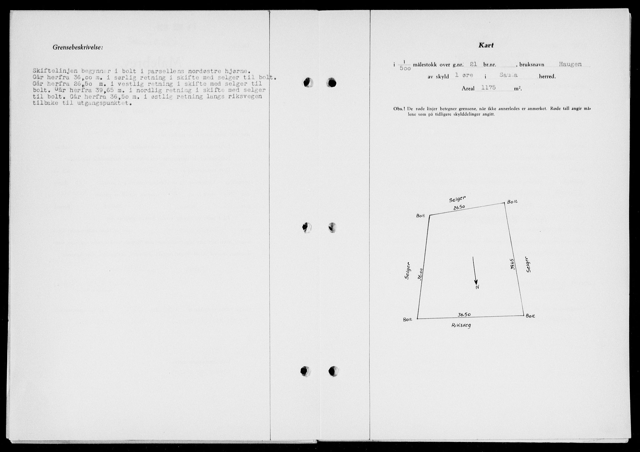 Ryfylke tingrett, SAST/A-100055/001/II/IIB/L0135: Mortgage book no. 114, 1956-1957, Diary no: : 2303/1956