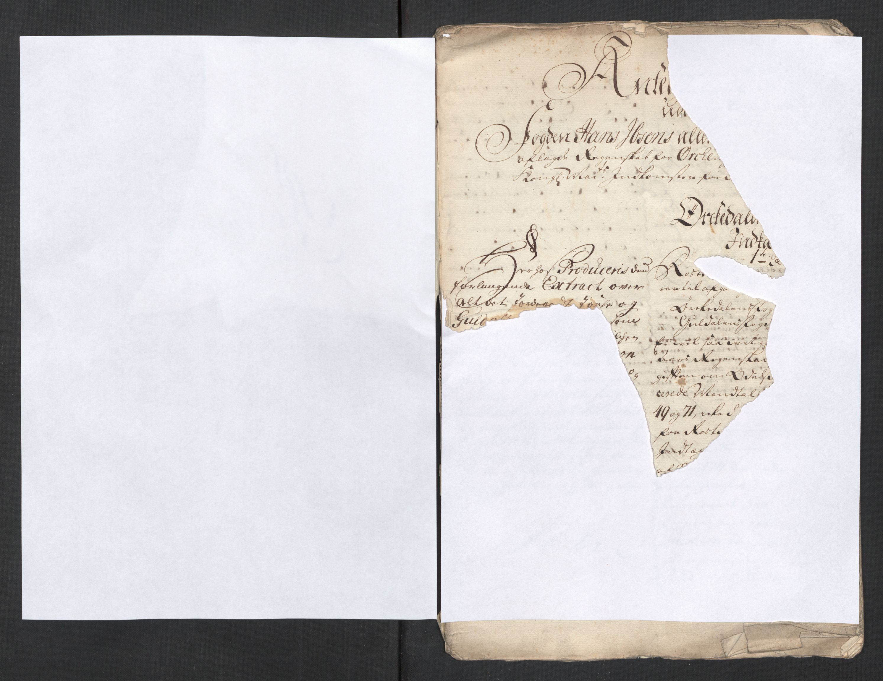 Rentekammeret inntil 1814, Reviderte regnskaper, Fogderegnskap, AV/RA-EA-4092/R60/L3963: Fogderegnskap Orkdal og Gauldal, 1712, p. 533