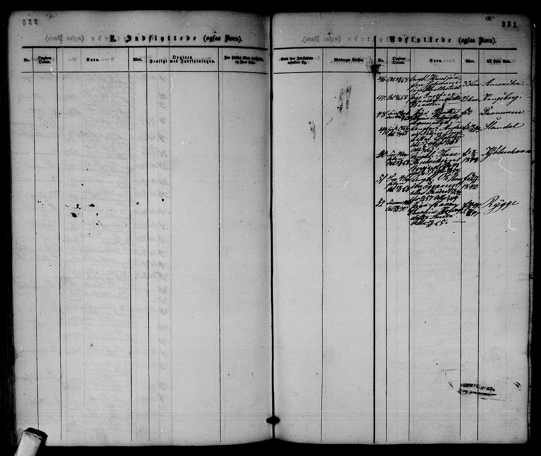 Sandsvær kirkebøker, AV/SAKO-A-244/G/Ga/L0005: Parish register (copy) no. I 5, 1857-1873, p. 351