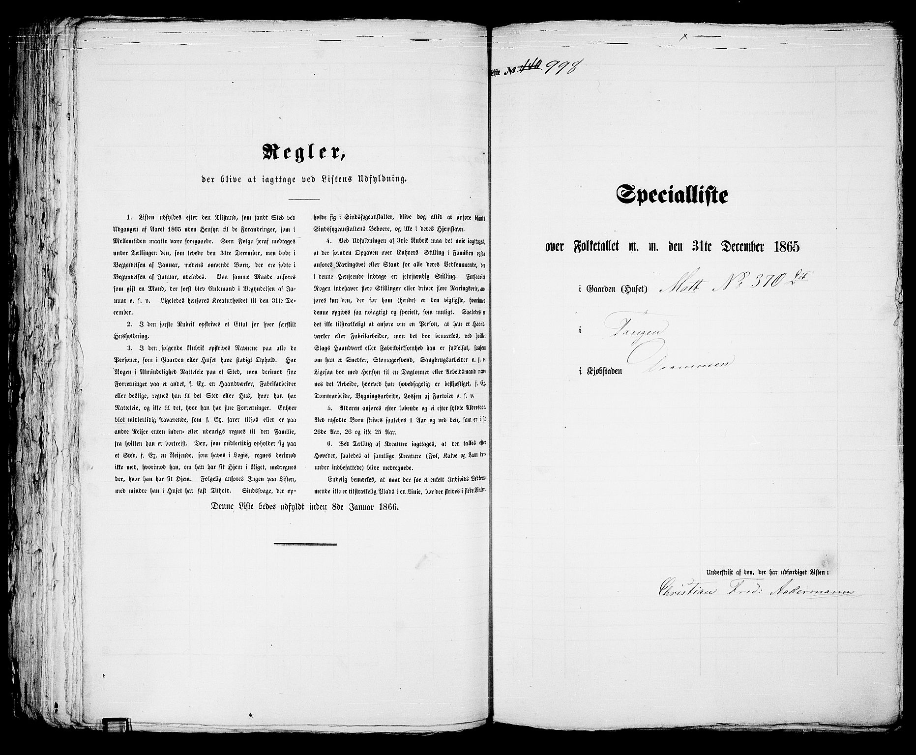 RA, 1865 census for Strømsø in Drammen, 1865, p. 817