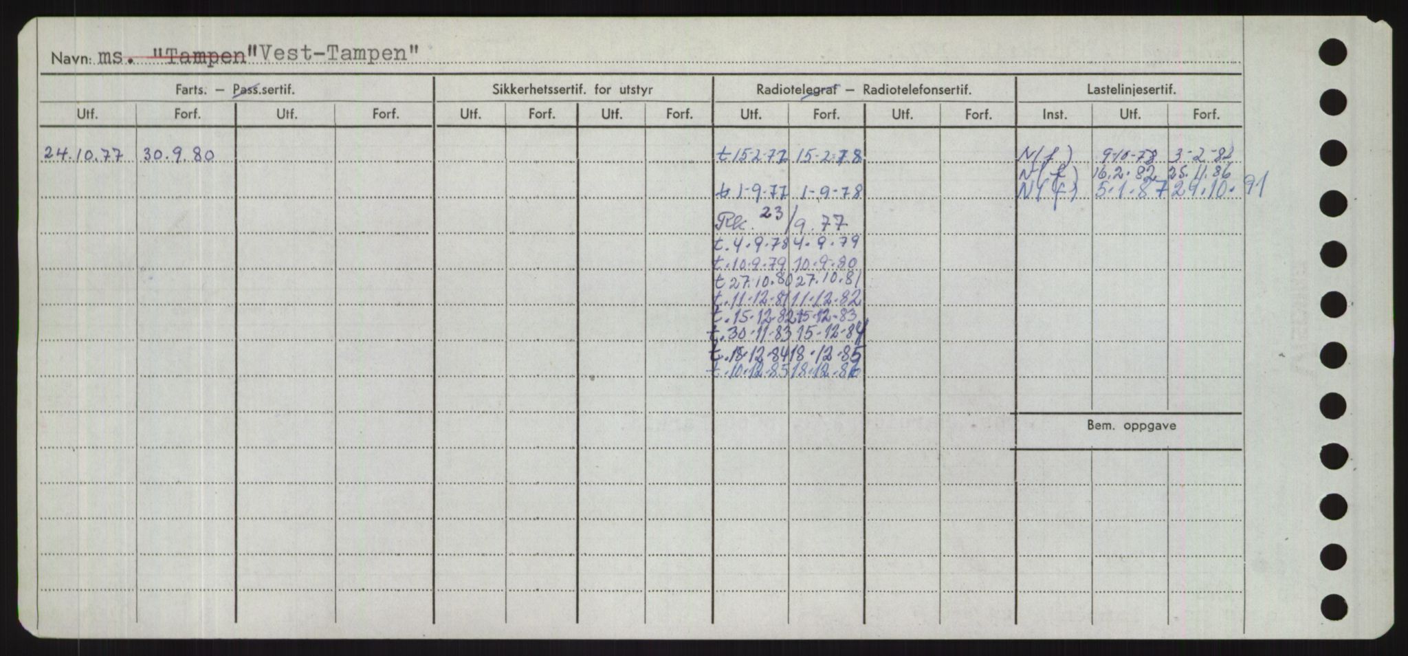 Sjøfartsdirektoratet med forløpere, Skipsmålingen, AV/RA-S-1627/H/Hd/L0040: Fartøy, U-Ve, p. 650