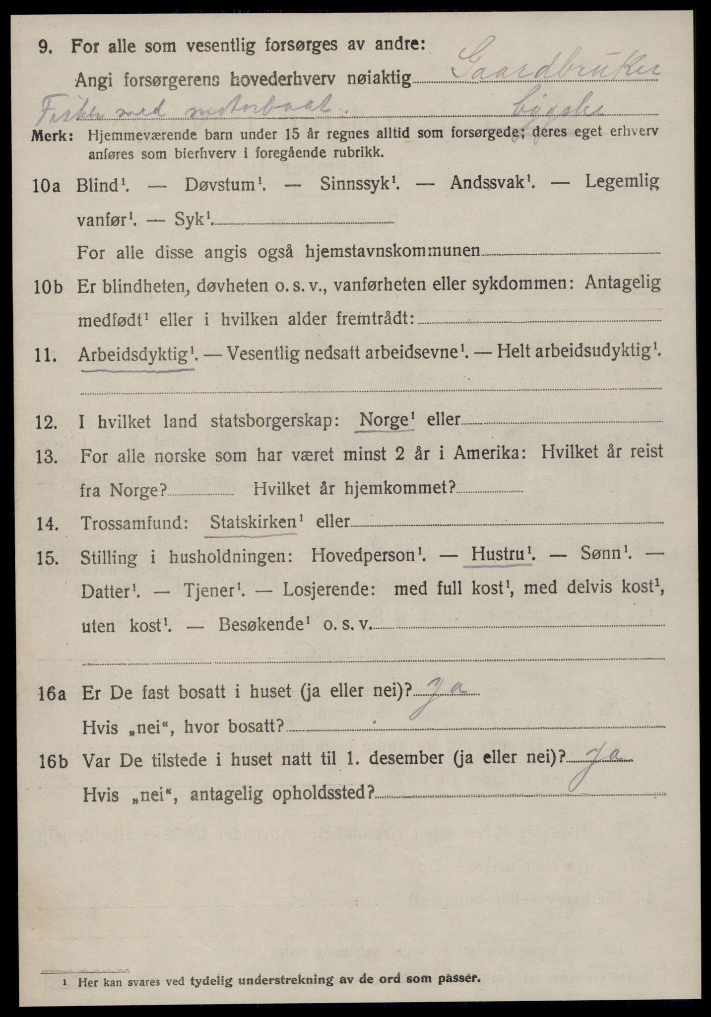 SAT, 1920 census for Haram, 1920, p. 3232