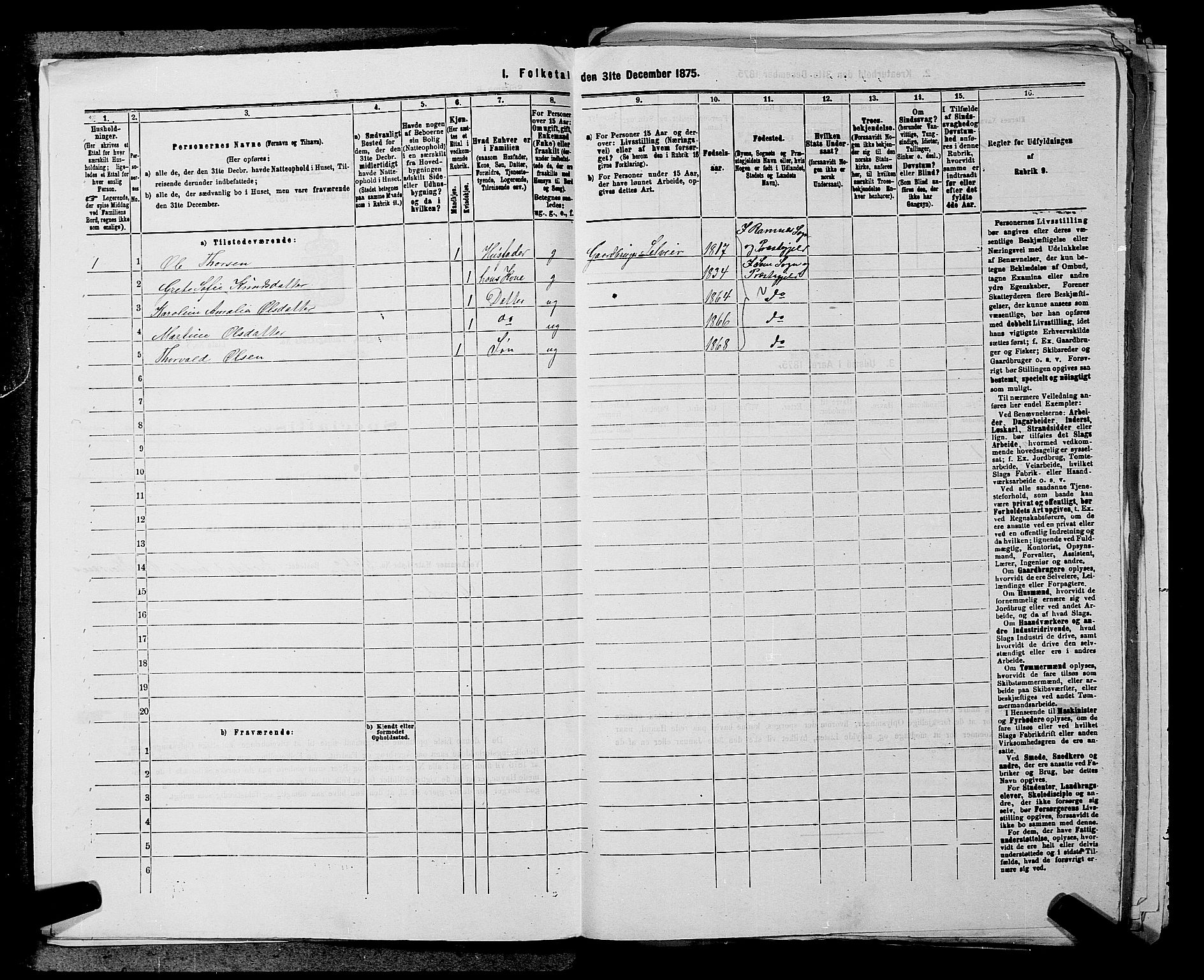 SAKO, 1875 census for 0721P Sem, 1875, p. 233