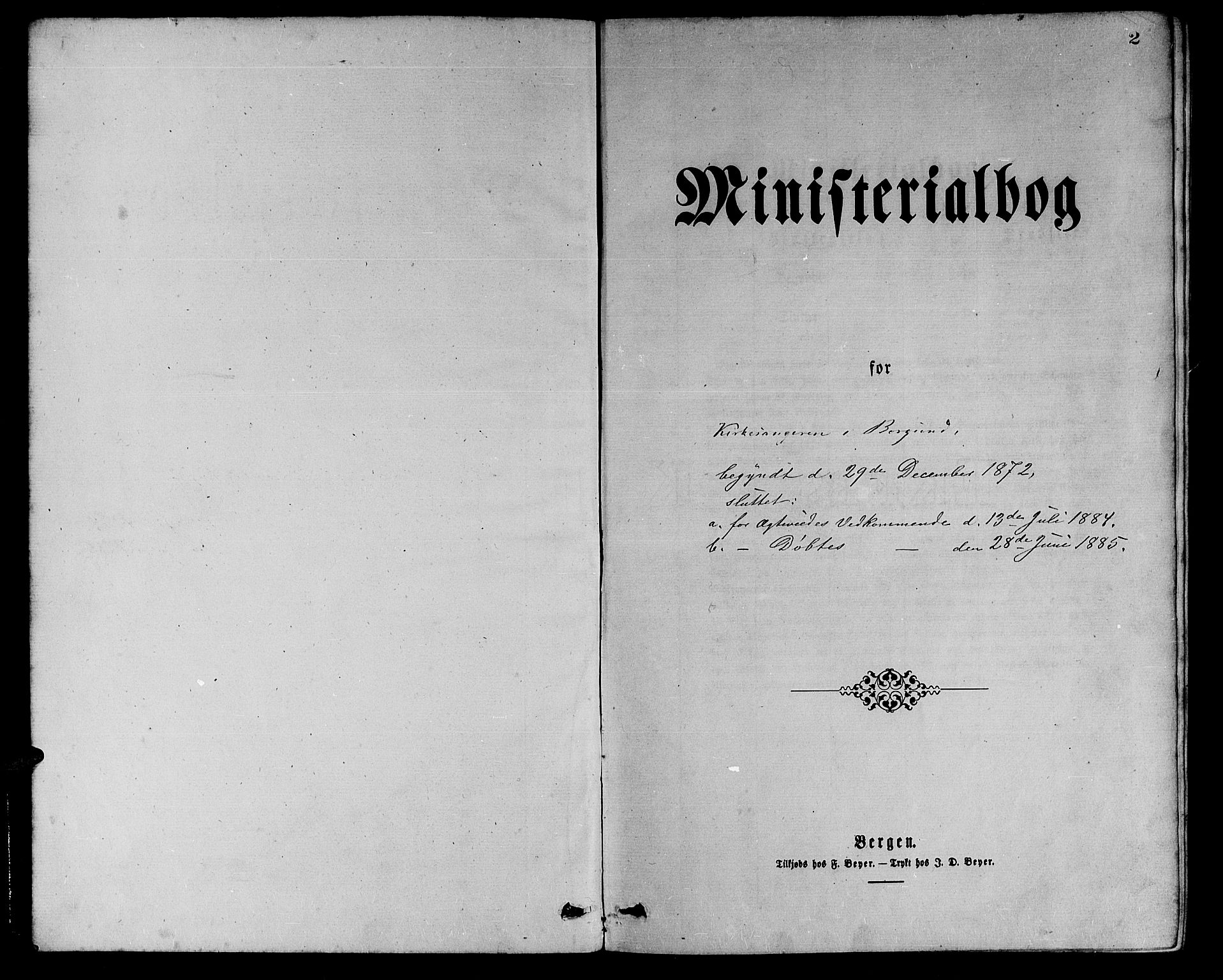 Ministerialprotokoller, klokkerbøker og fødselsregistre - Møre og Romsdal, SAT/A-1454/528/L0429: Parish register (copy) no. 528C10, 1872-1886, p. 2