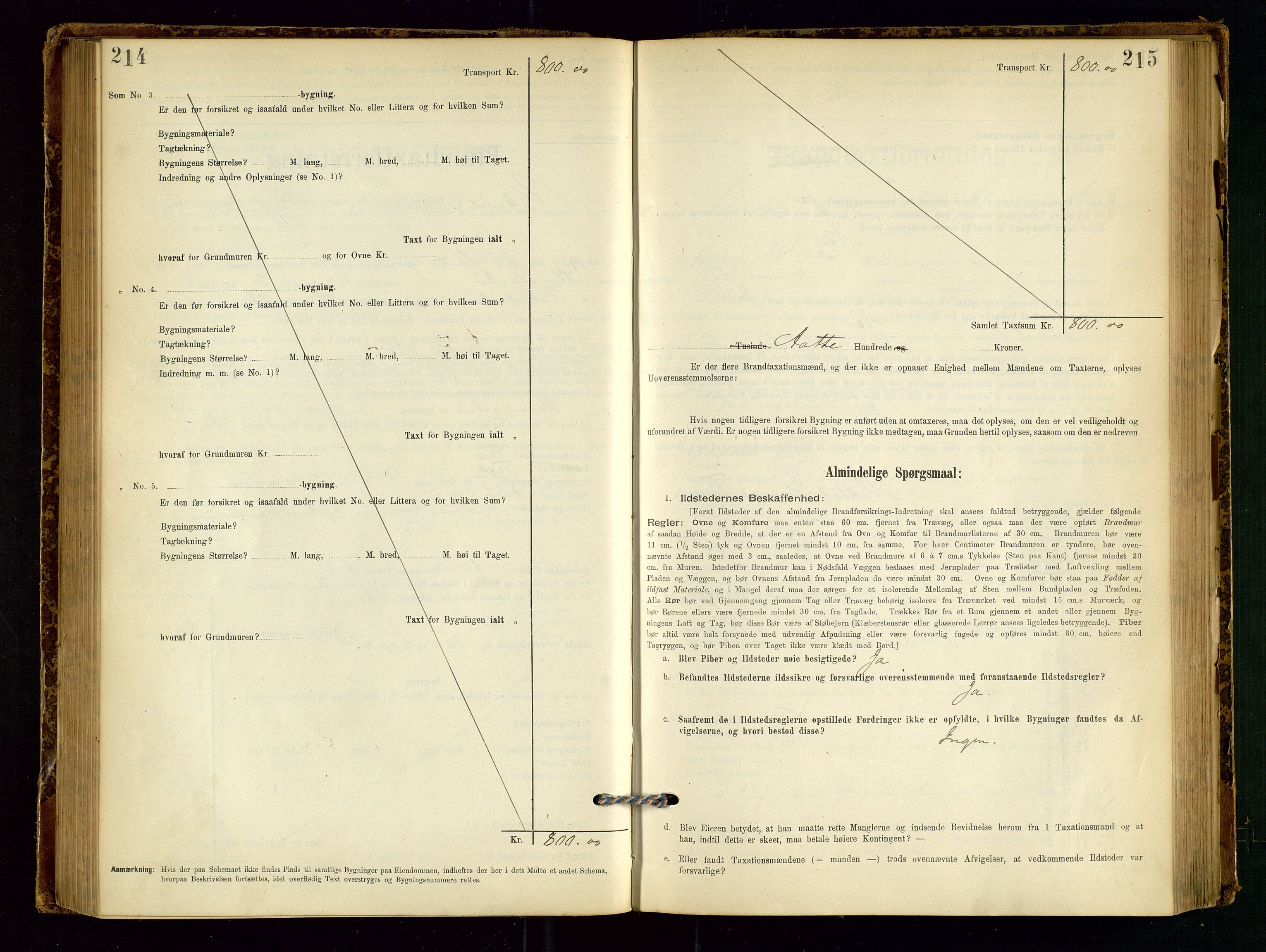 Vikedal lensmannskontor, AV/SAST-A-100179/Gob/L0004: Branntakstprotokoll, 1894-1952, p. 214-215