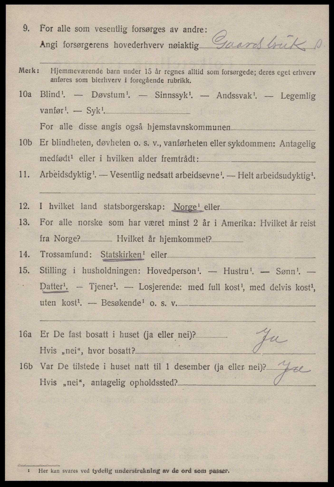 SAT, 1920 census for Eresfjord og Vistdal, 1920, p. 1658