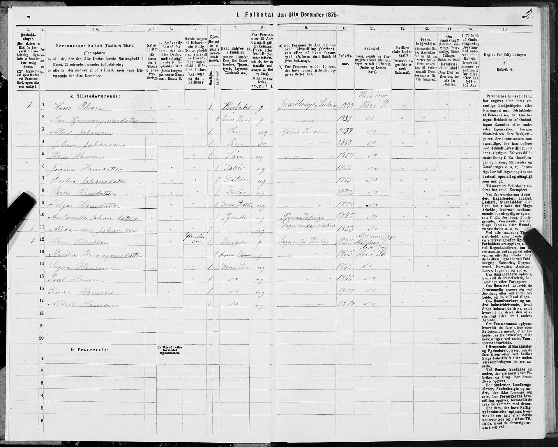 SAT, 1875 census for 1818P Herøy, 1875, p. 1002