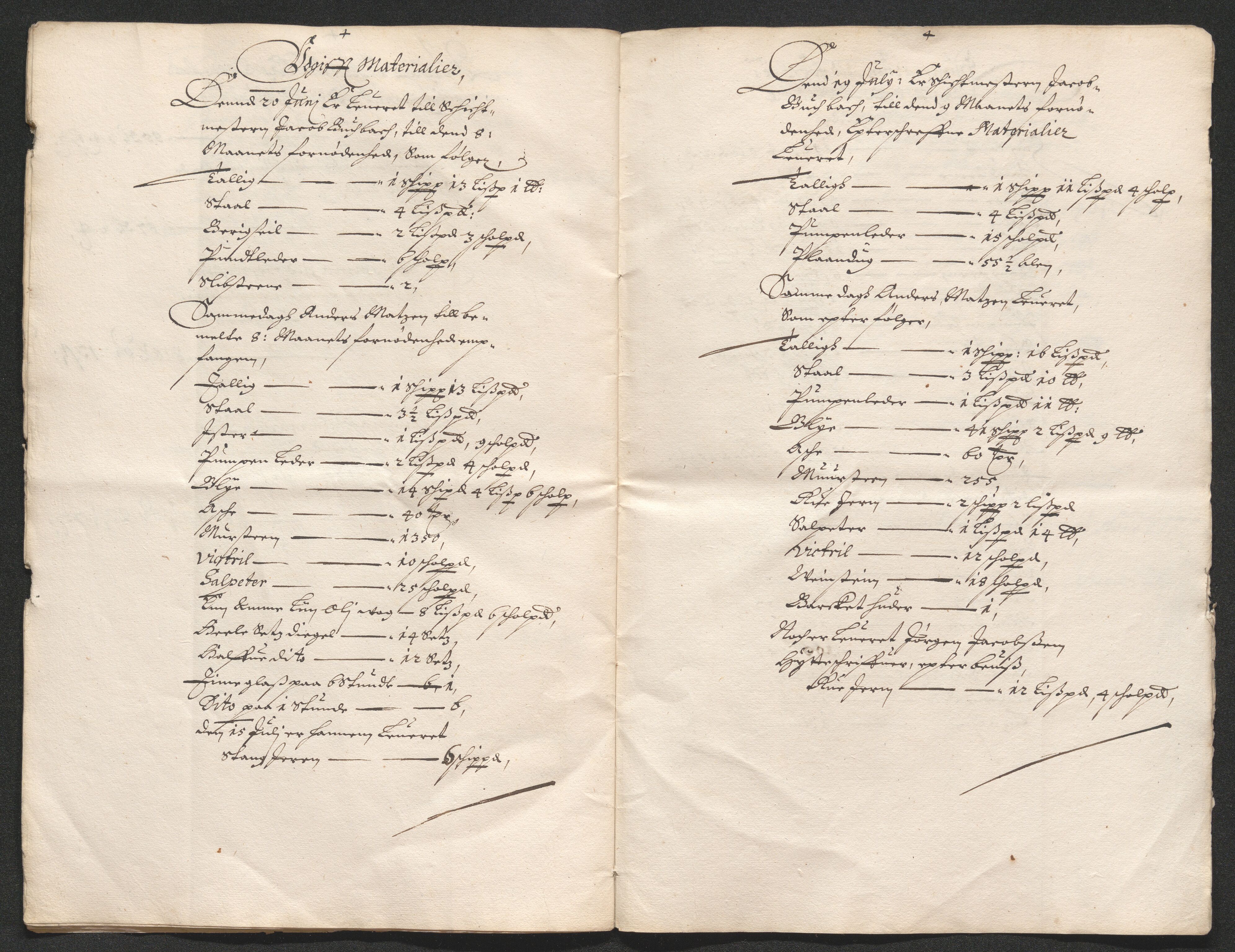Kongsberg Sølvverk 1623-1816, AV/SAKO-EA-3135/001/D/Dc/Dcd/L0034: Utgiftsregnskap for gruver m.m. , 1651-1659, p. 288