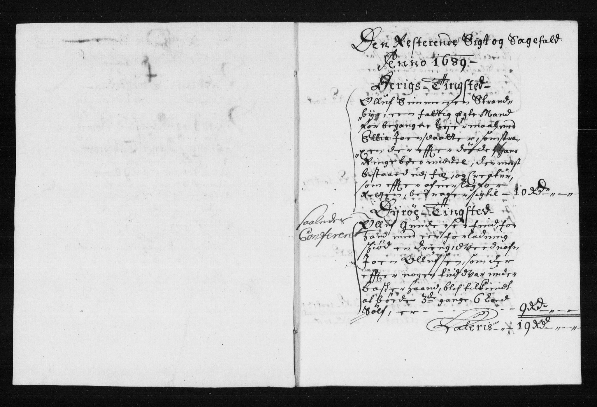 Rentekammeret inntil 1814, Reviderte regnskaper, Stiftamtstueregnskaper, Trondheim stiftamt og Nordland amt, AV/RA-EA-6044/R/Rh/L0015: Nordland amt, 1690