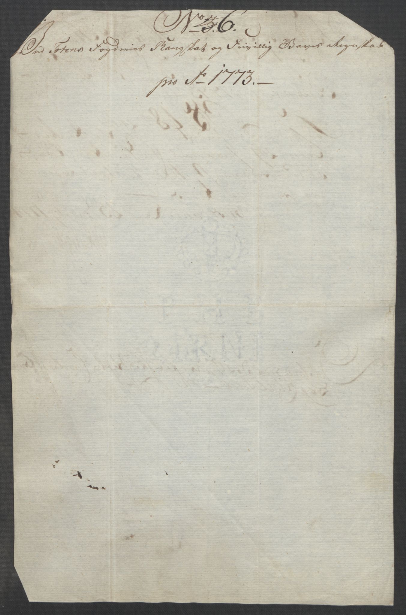 Rentekammeret inntil 1814, Reviderte regnskaper, Fogderegnskap, AV/RA-EA-4092/R19/L1399: Fogderegnskap Toten, Hadeland og Vardal, 1762-1783, p. 326