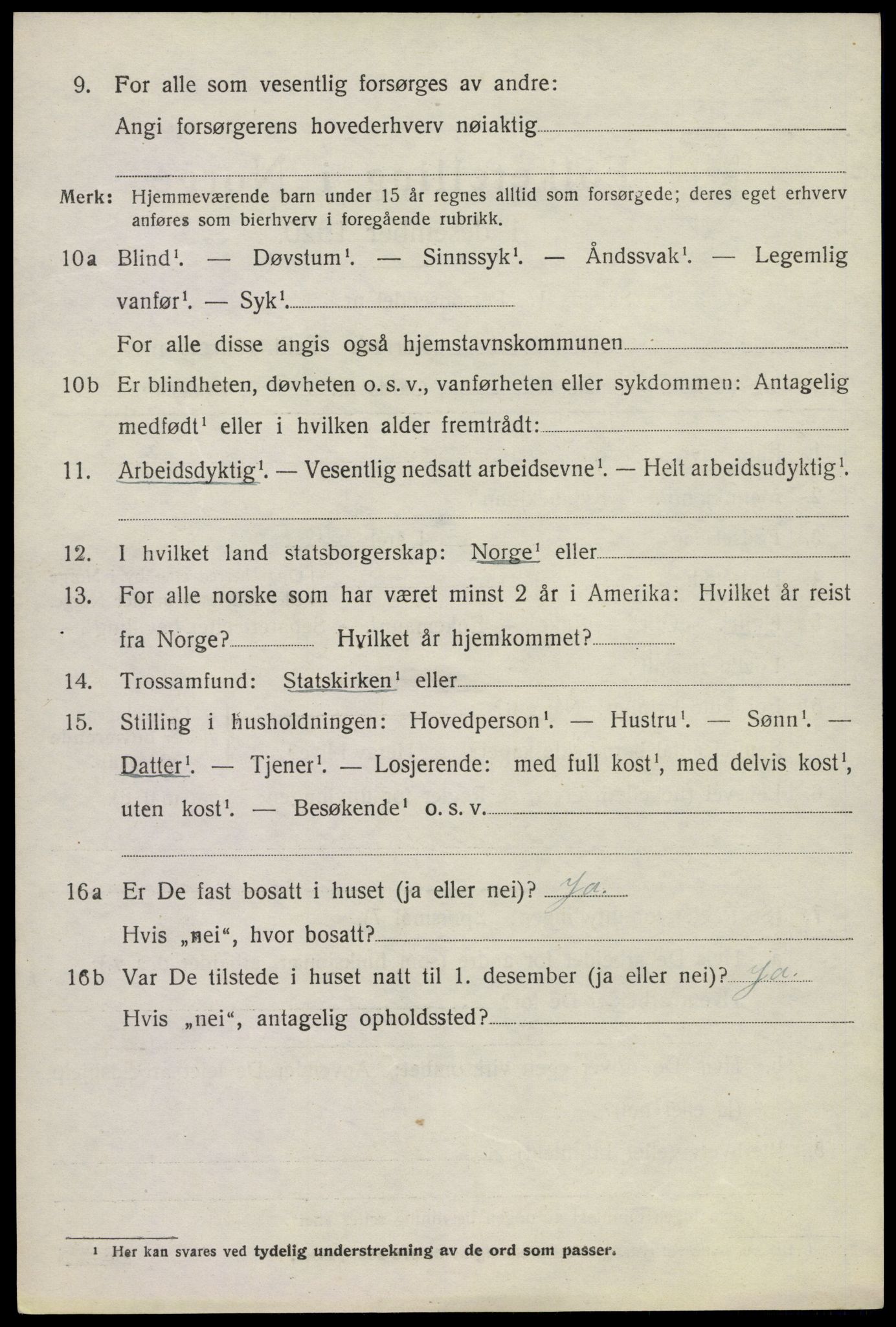 SAKO, 1920 census for Bø (Telemark), 1920, p. 6551