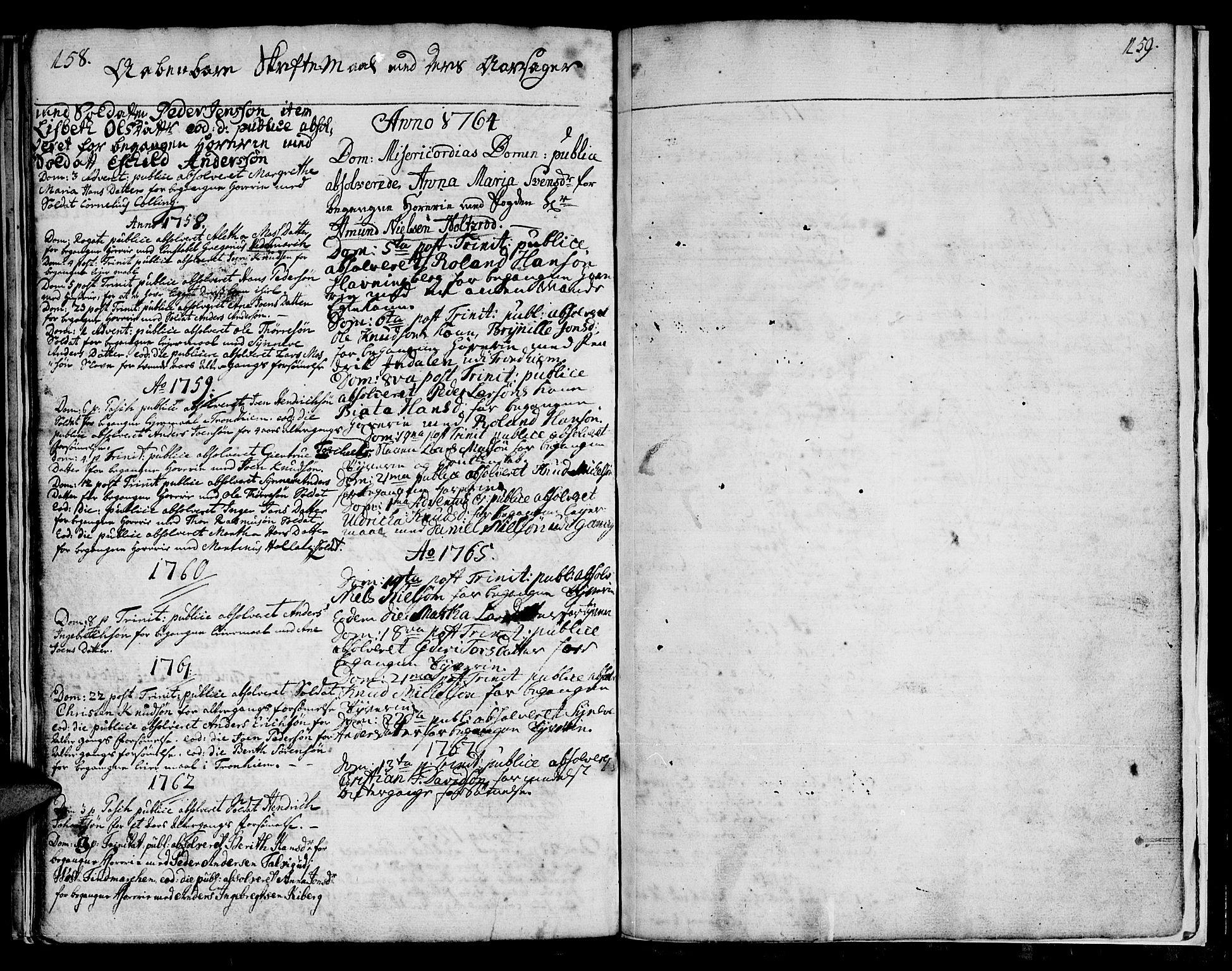 Vadsø sokneprestkontor, SATØ/S-1325/H/Ha/L0001kirke: Parish register (official) no. 1, 1747-1768, p. 158