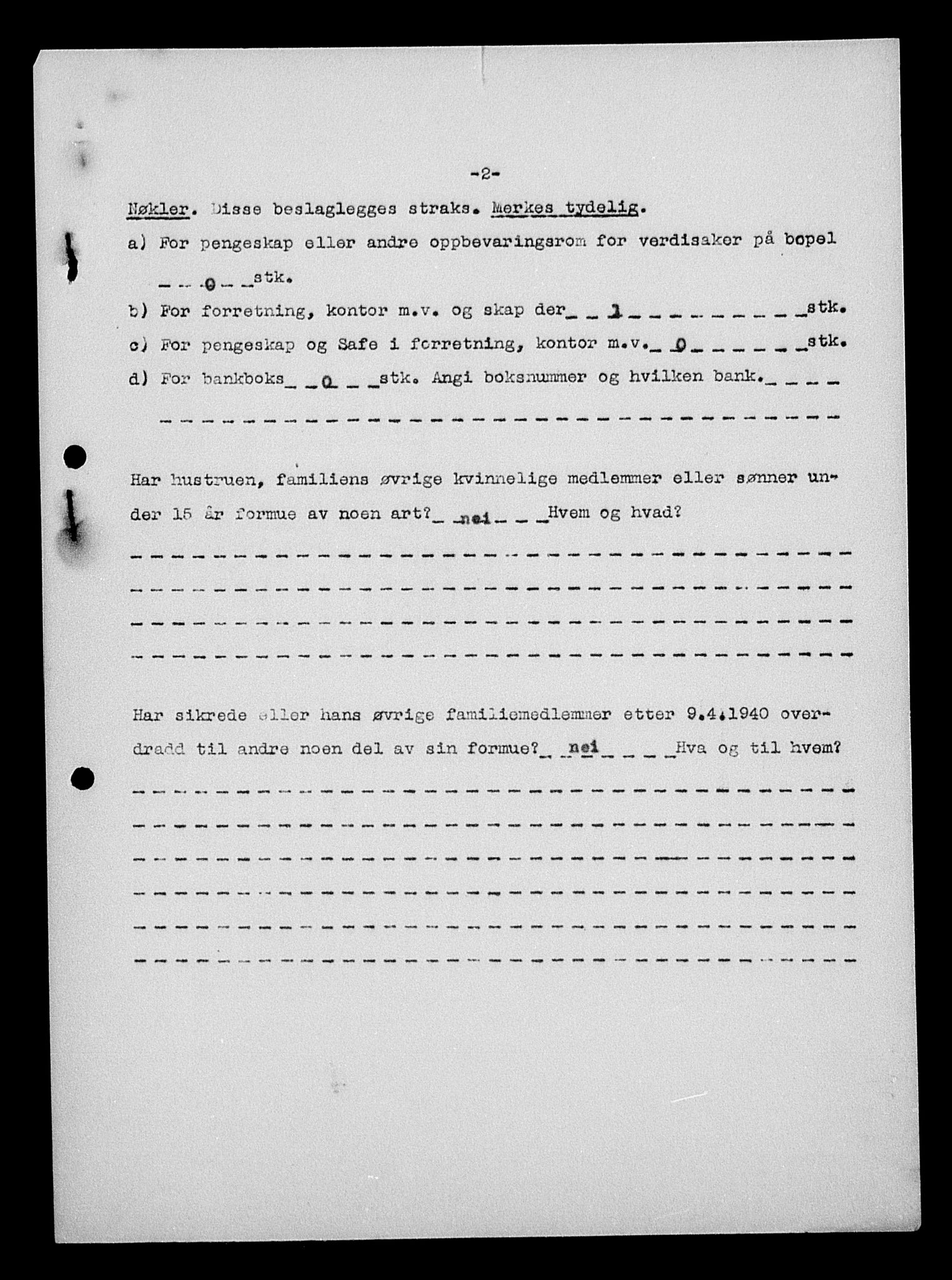 Justisdepartementet, Tilbakeføringskontoret for inndratte formuer, AV/RA-S-1564/H/Hc/Hcc/L0927: --, 1945-1947, p. 321