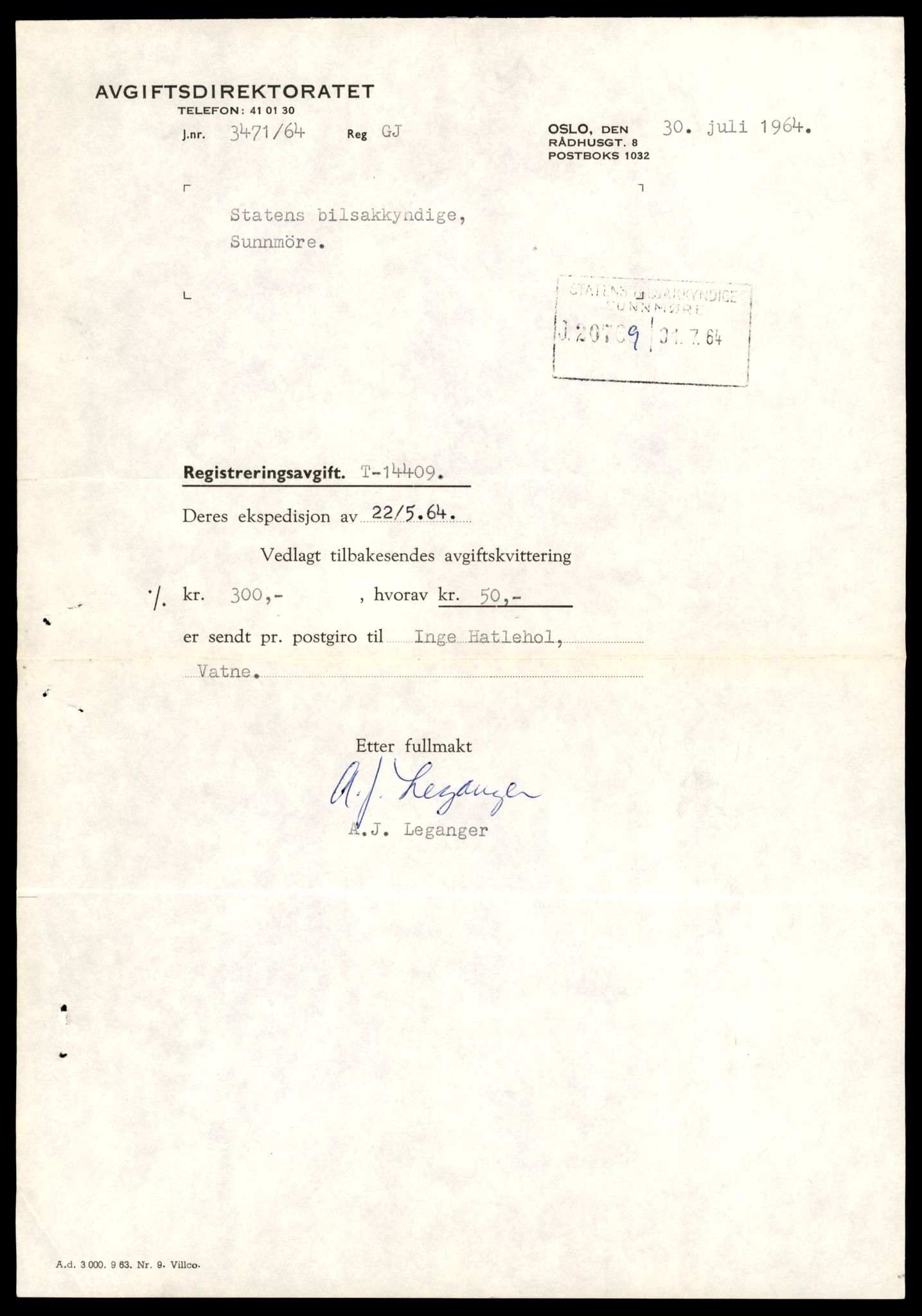Møre og Romsdal vegkontor - Ålesund trafikkstasjon, AV/SAT-A-4099/F/Fe/L0045: Registreringskort for kjøretøy T 14320 - T 14444, 1927-1998, p. 2279
