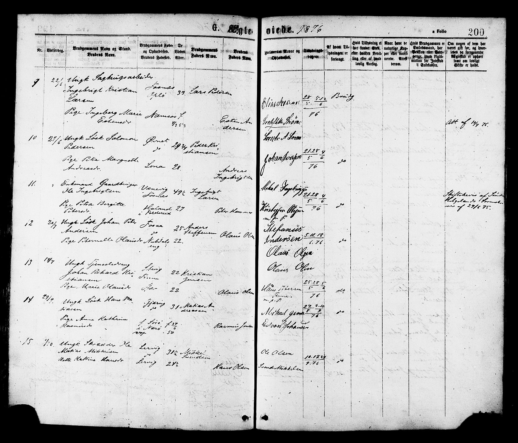 Ministerialprotokoller, klokkerbøker og fødselsregistre - Nord-Trøndelag, SAT/A-1458/780/L0642: Parish register (official) no. 780A07 /1, 1874-1885, p. 200