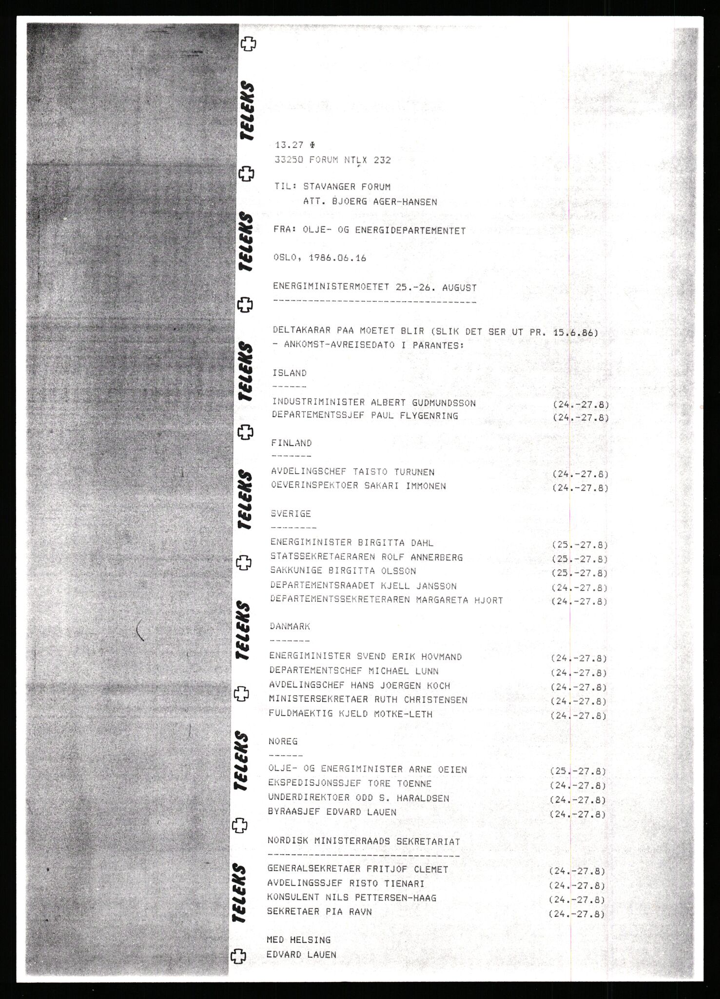 Pa 1716 - Stiftelsen Offshore Northern Seas, AV/SAST-A-102319/F/Fa/L0003: ONS 84 og ONS 86, 1984-1986, p. 875