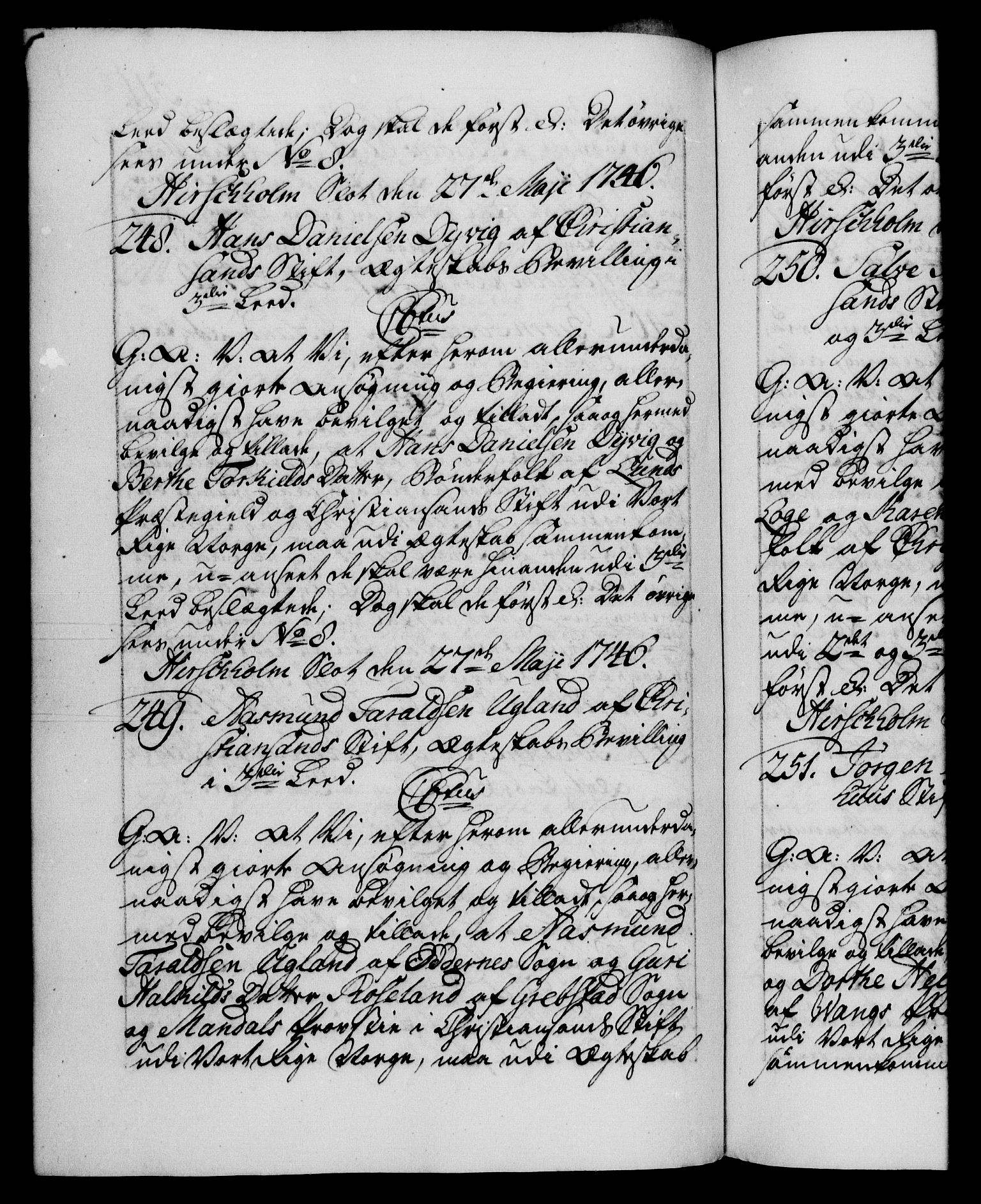 Danske Kanselli 1572-1799, AV/RA-EA-3023/F/Fc/Fca/Fcaa/L0034: Norske registre, 1745-1746, p. 511b