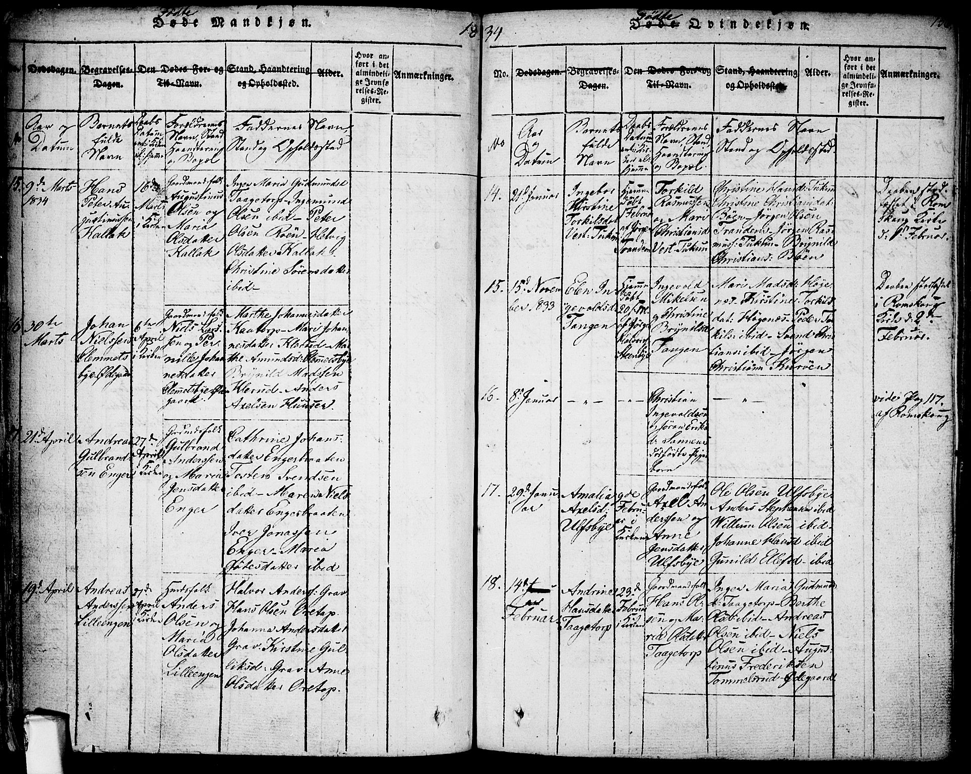 Rødenes prestekontor Kirkebøker, AV/SAO-A-2005/F/Fa/L0004: Parish register (official) no. I 4, 1814-1838, p. 156