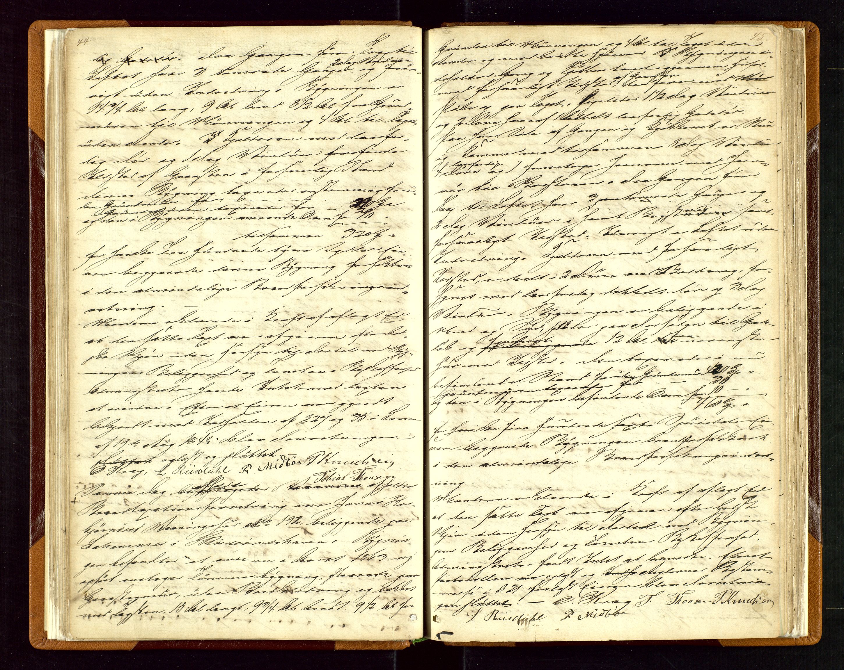 Skudenes lensmannskontor, SAST/A-100444/Goa/L0002: Branntakstprotokoll, 1861-1877, p. 44-45
