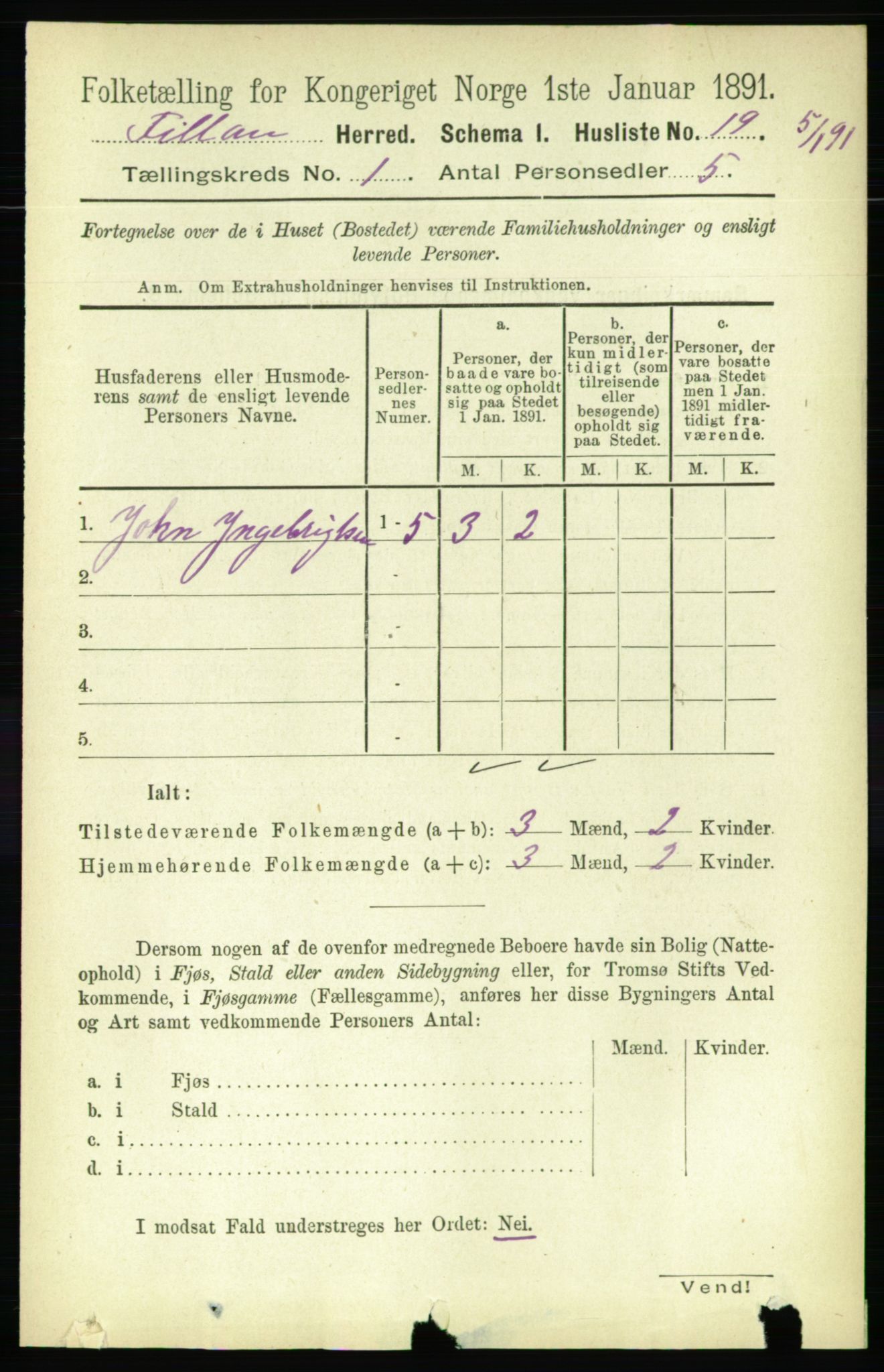 RA, 1891 census for 1616 Fillan, 1891, p. 47