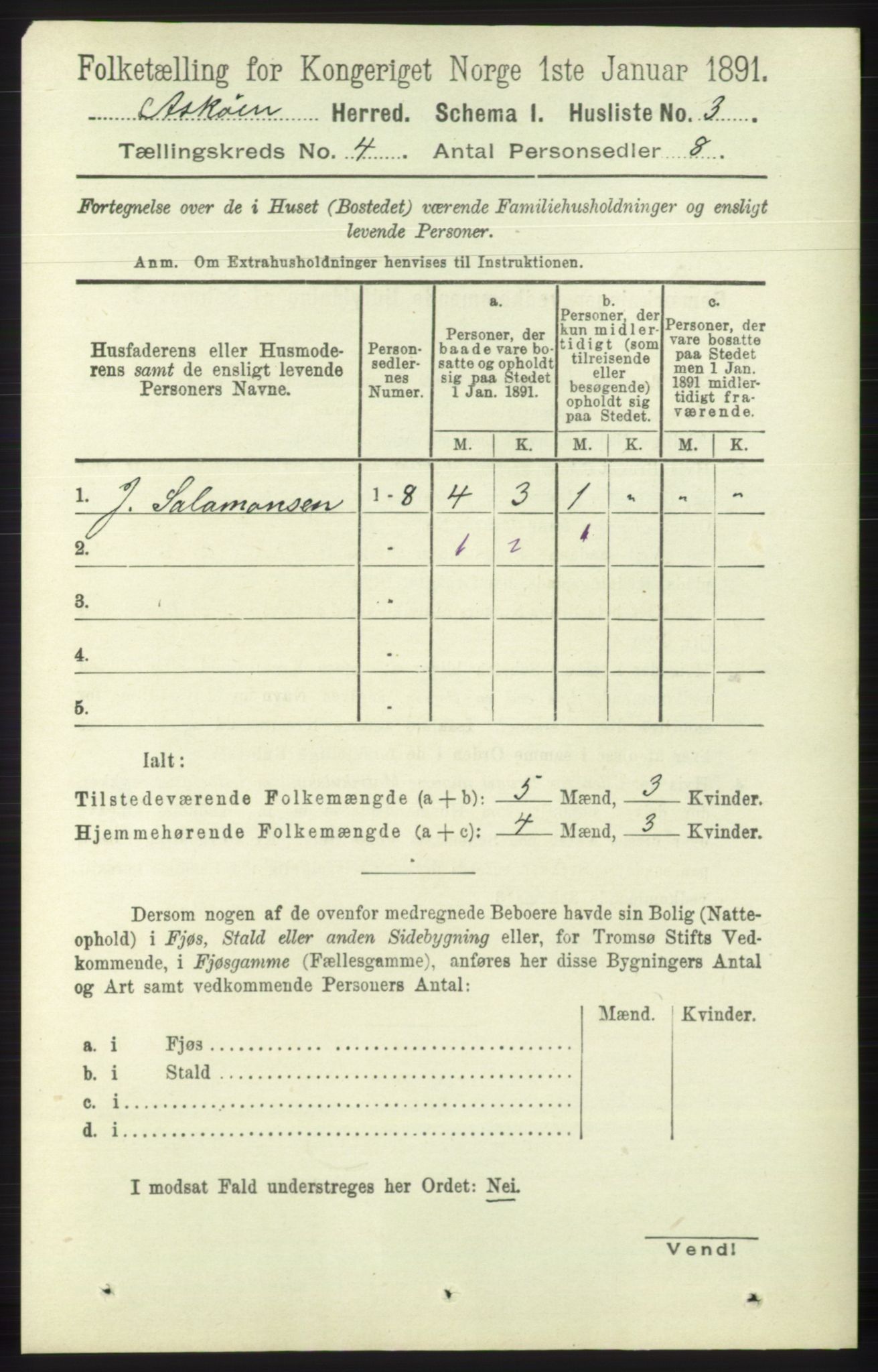 RA, 1891 census for 1247 Askøy, 1891, p. 2811