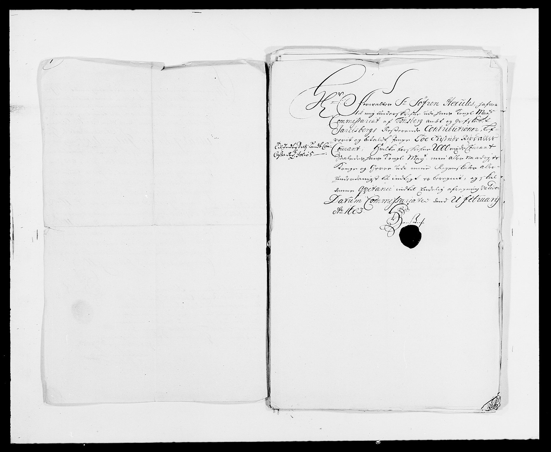 Rentekammeret inntil 1814, Reviderte regnskaper, Fogderegnskap, RA/EA-4092/R32/L1853: Fogderegnskap Jarlsberg grevskap, 1683, p. 171