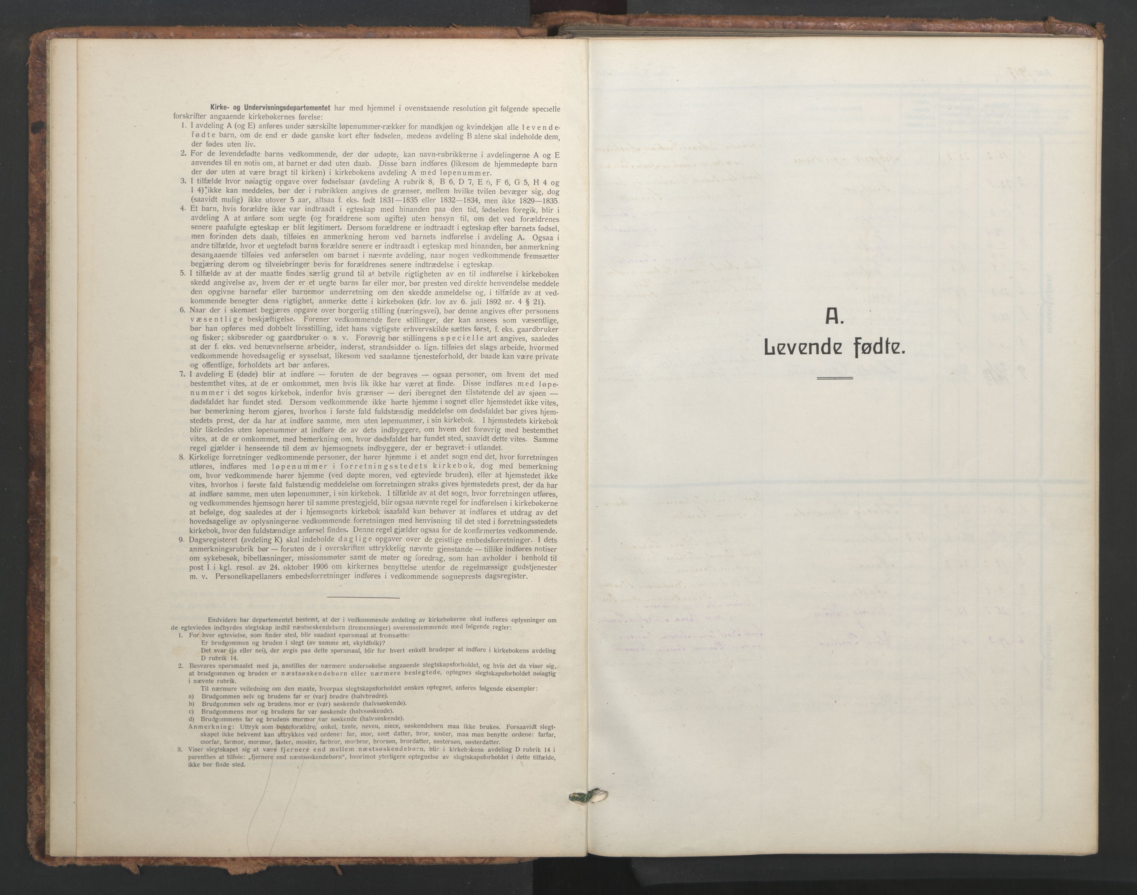 Ministerialprotokoller, klokkerbøker og fødselsregistre - Nordland, SAT/A-1459/824/L0341: Parish register (copy) no. 824C01, 1916-1957