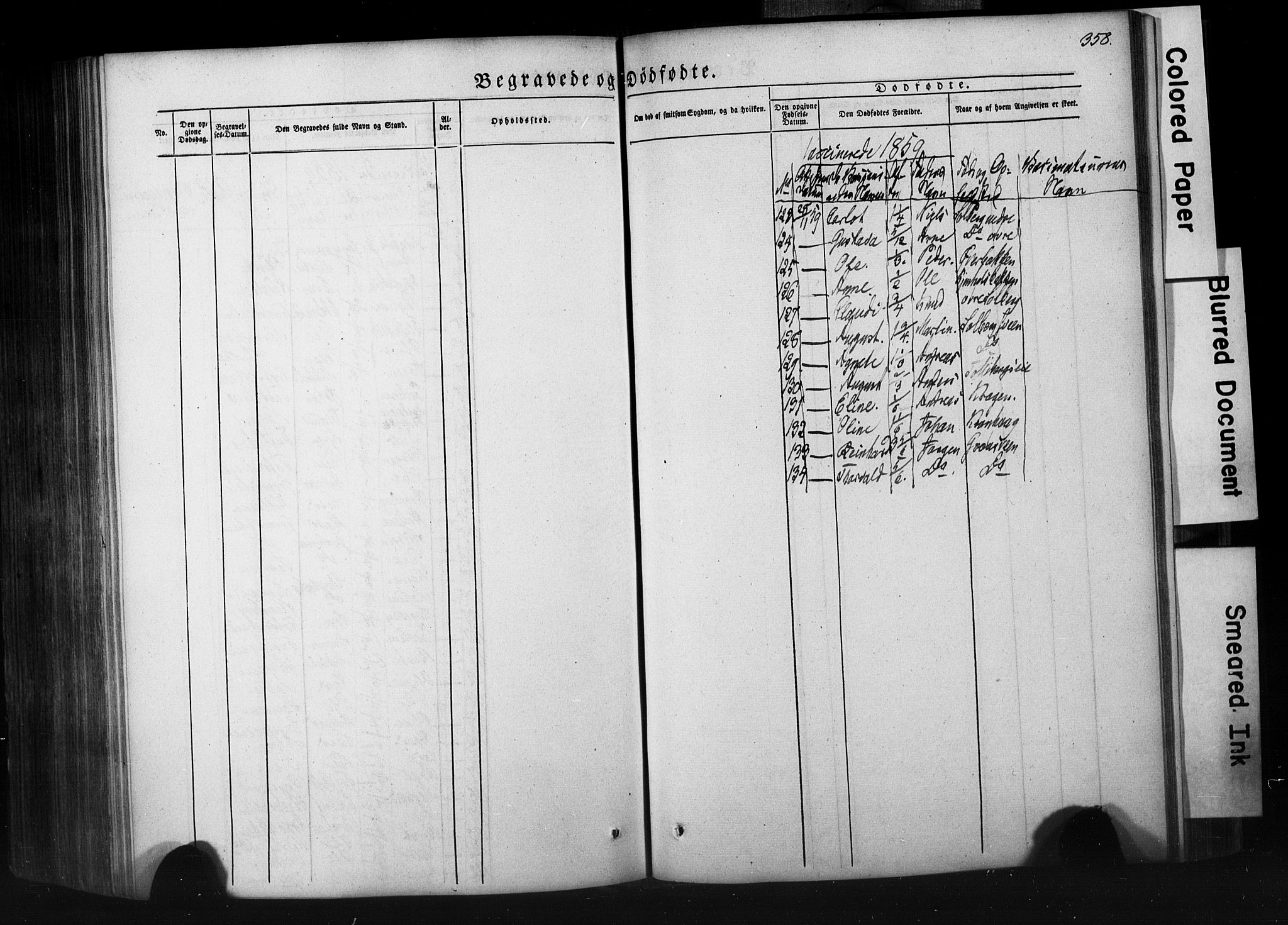 Løten prestekontor, AV/SAH-PREST-022/K/Ka/L0007: Parish register (official) no. 7, 1850-1859, p. 358