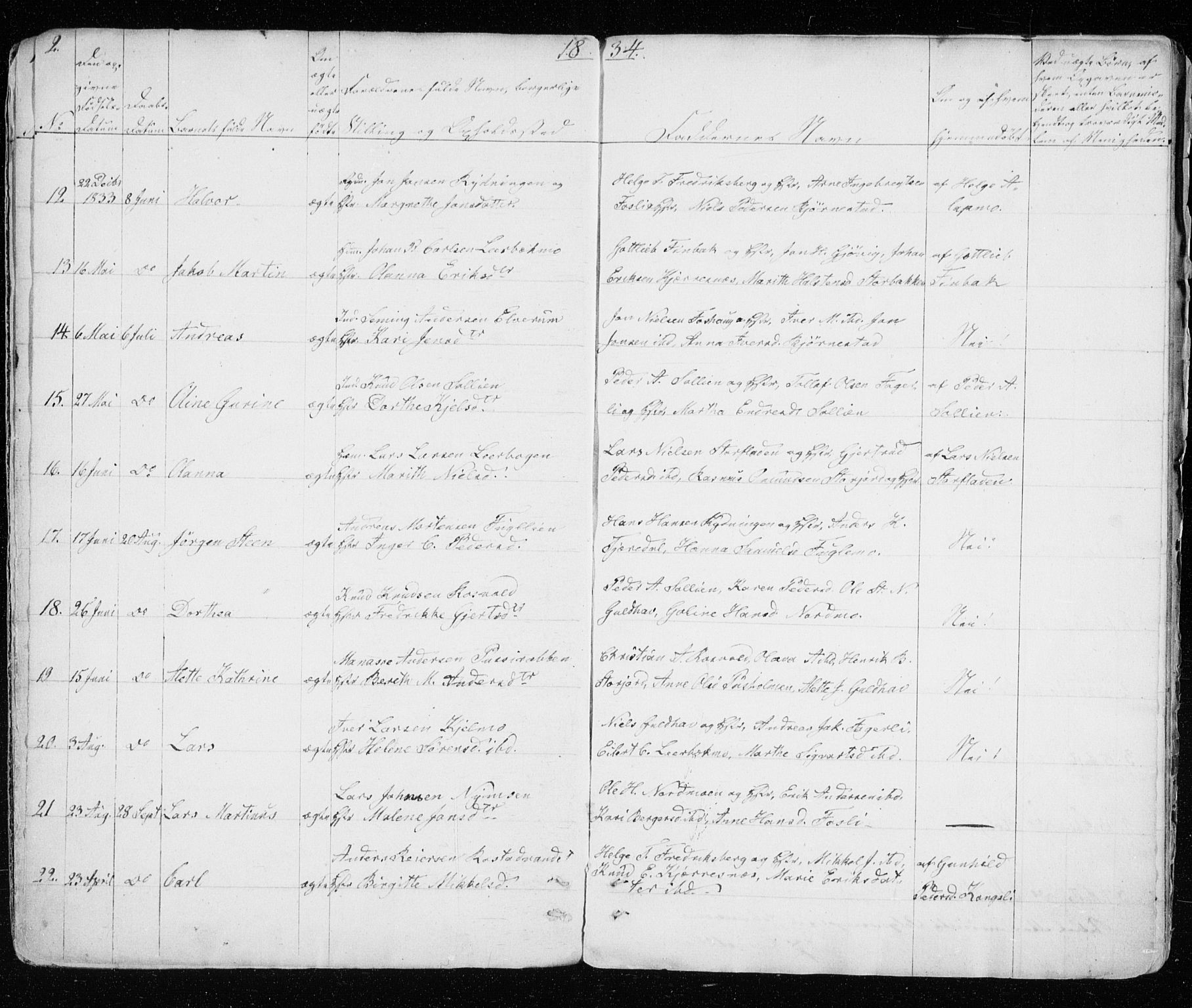 Målselv sokneprestembete, AV/SATØ-S-1311/G/Ga/Gaa/L0001kirke: Parish register (official) no. 1, 1834-1853, p. 2