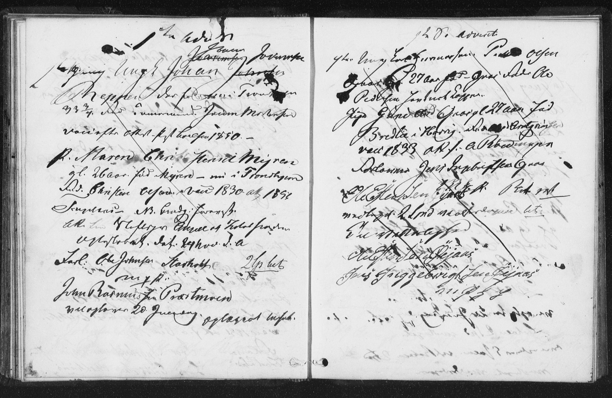 Melhus sokneprestkontor, AV/SAT-A-1141/1/I/I1/I1f/L0009: Banns register no. 691.I.1F9, 1850-1866