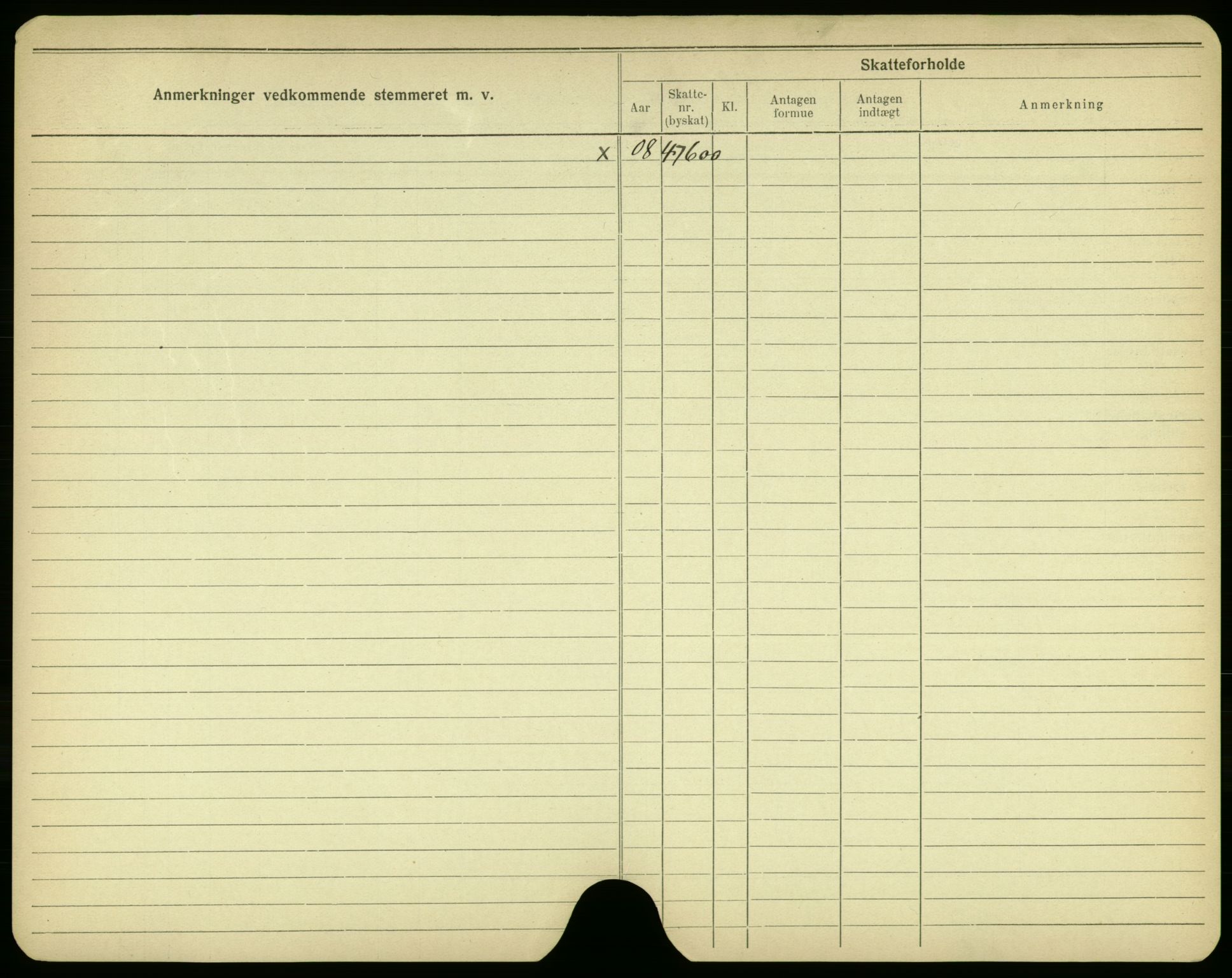 Oslo folkeregister, Registerkort, AV/SAO-A-11715/F/Fa/Fac/L0002: Menn, 1906-1914, p. 1000b