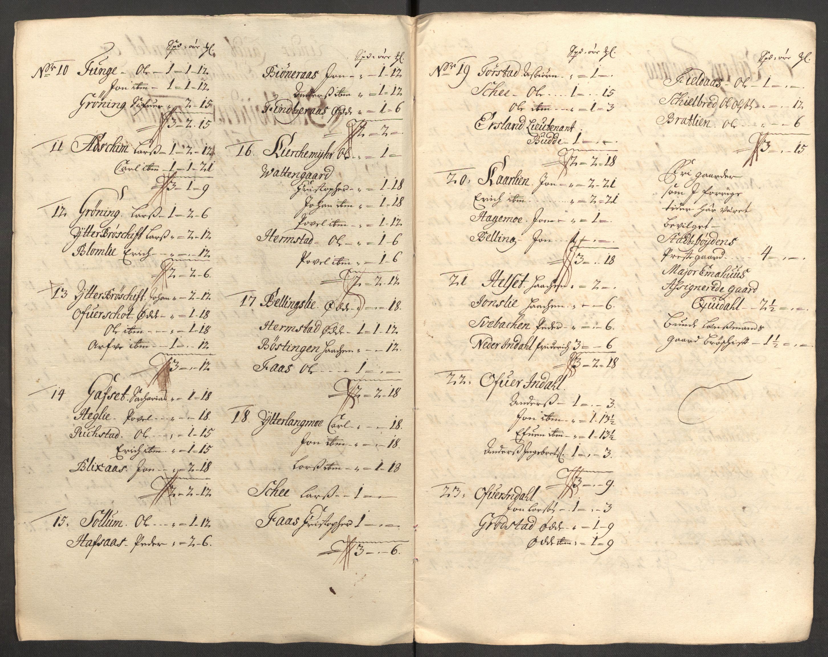 Rentekammeret inntil 1814, Reviderte regnskaper, Fogderegnskap, RA/EA-4092/R57/L3858: Fogderegnskap Fosen, 1708-1709, p. 78