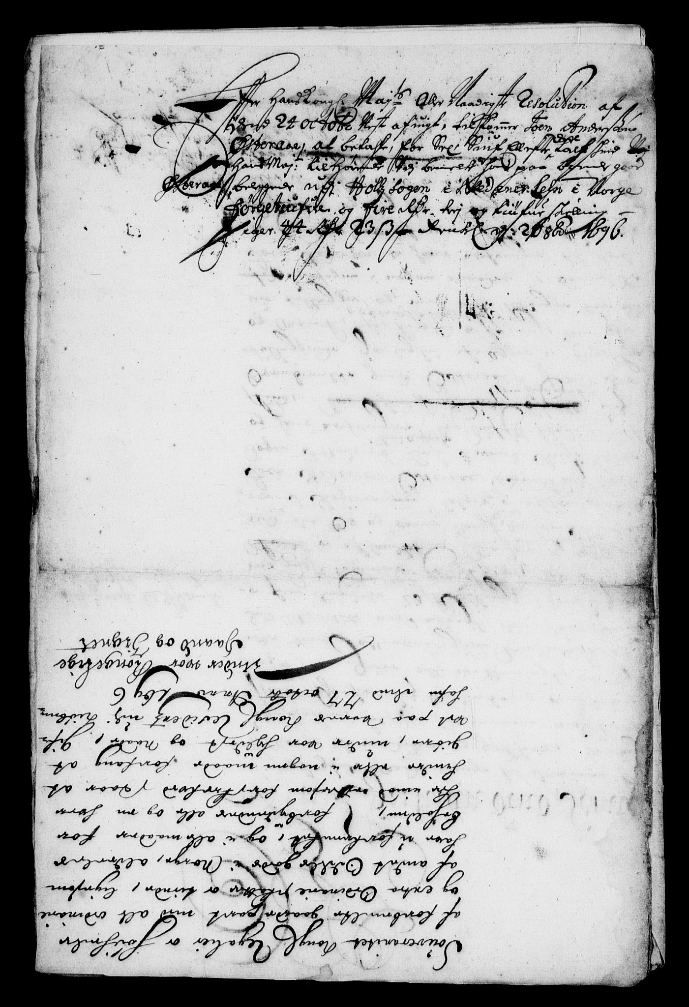 Rentekammeret inntil 1814, Realistisk ordnet avdeling, AV/RA-EA-4070/On/L0013: [Jj 14]: Forskjellige dokumenter om krongodset i Norge, 1672-1722, p. 315