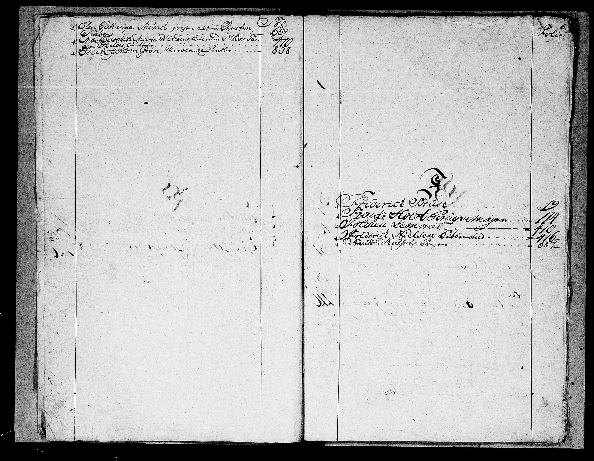 Trondheim byfogd, AV/SAT-A-0003/1/3/3Ae/L0001: Skifteregister - Reg. til 3A0022-25. U, 1740-1901, p. 6