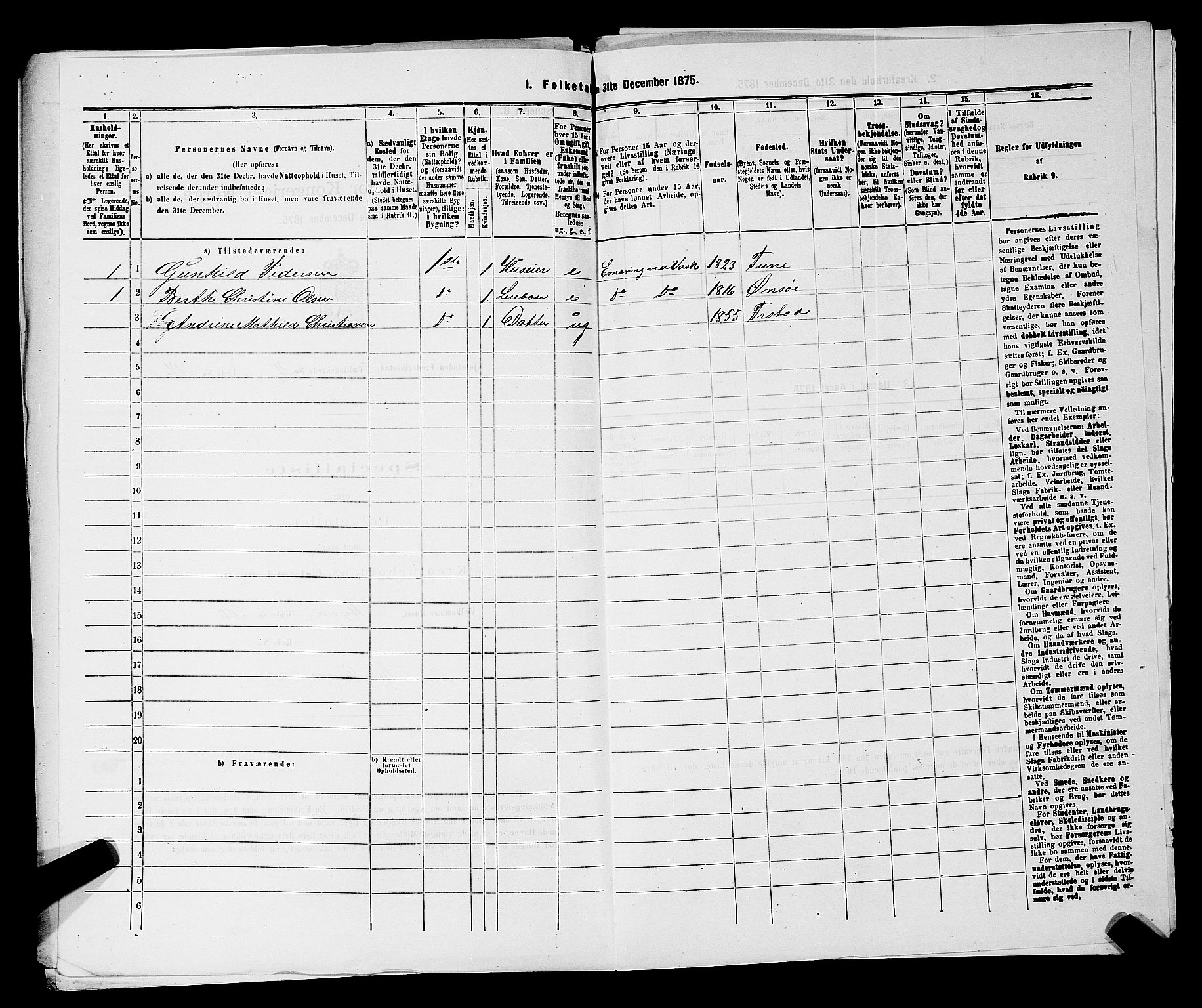 RA, 1875 census for 0103B Fredrikstad/Fredrikstad, 1875, p. 752