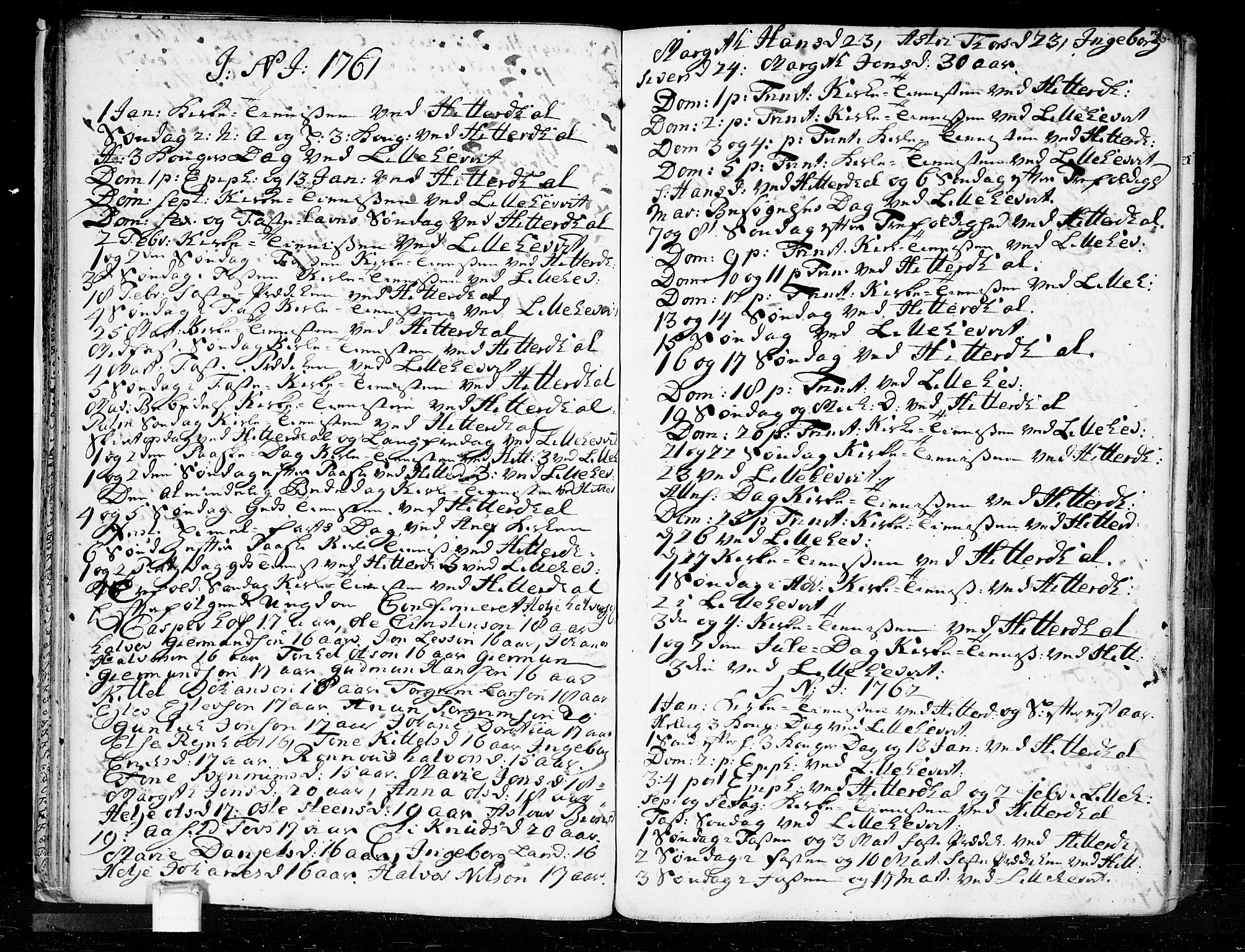Heddal kirkebøker, SAKO/A-268/F/Fa/L0003: Parish register (official) no. I 3, 1723-1783, p. 36