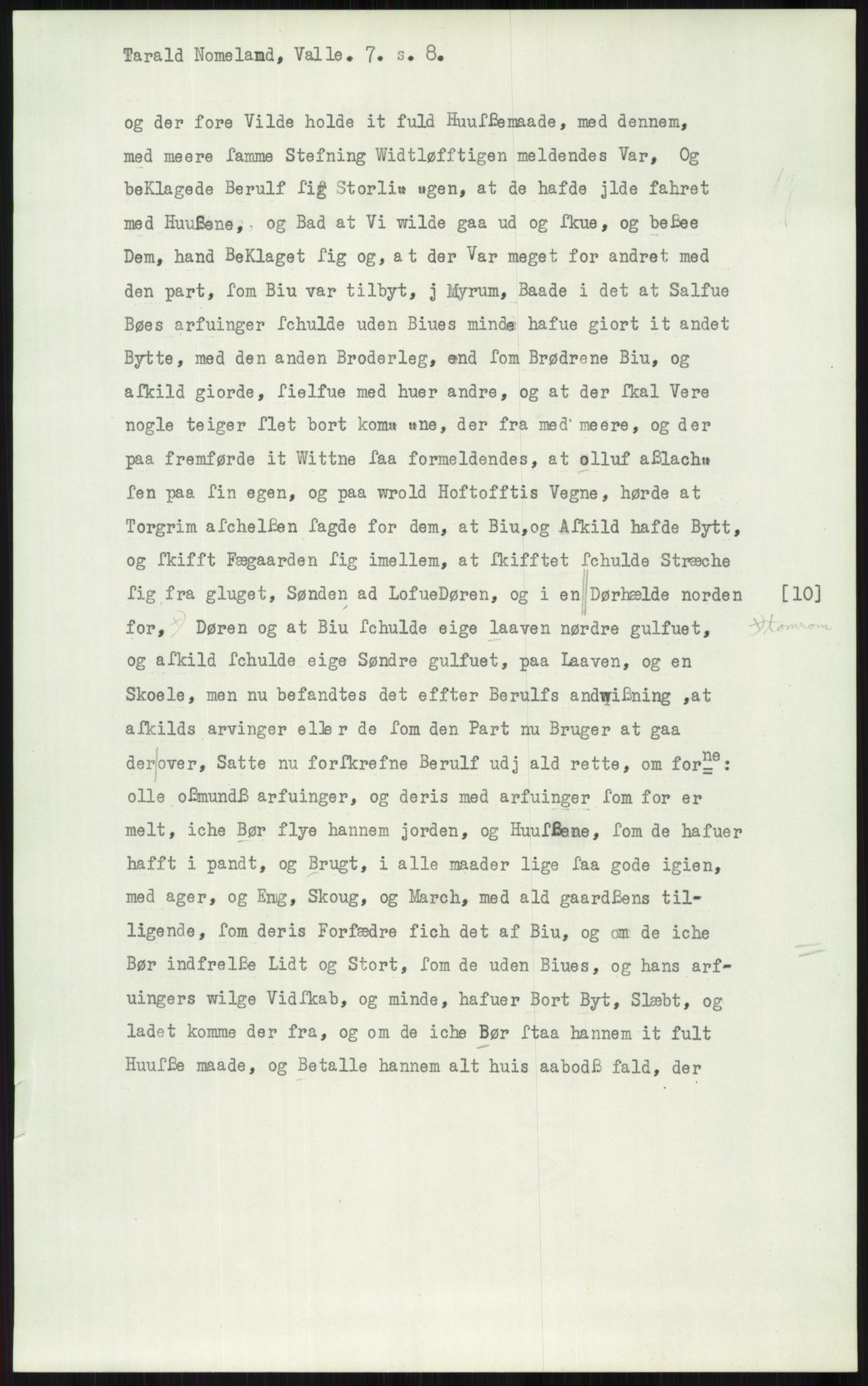 Samlinger til kildeutgivelse, Diplomavskriftsamlingen, AV/RA-EA-4053/H/Ha, p. 3585