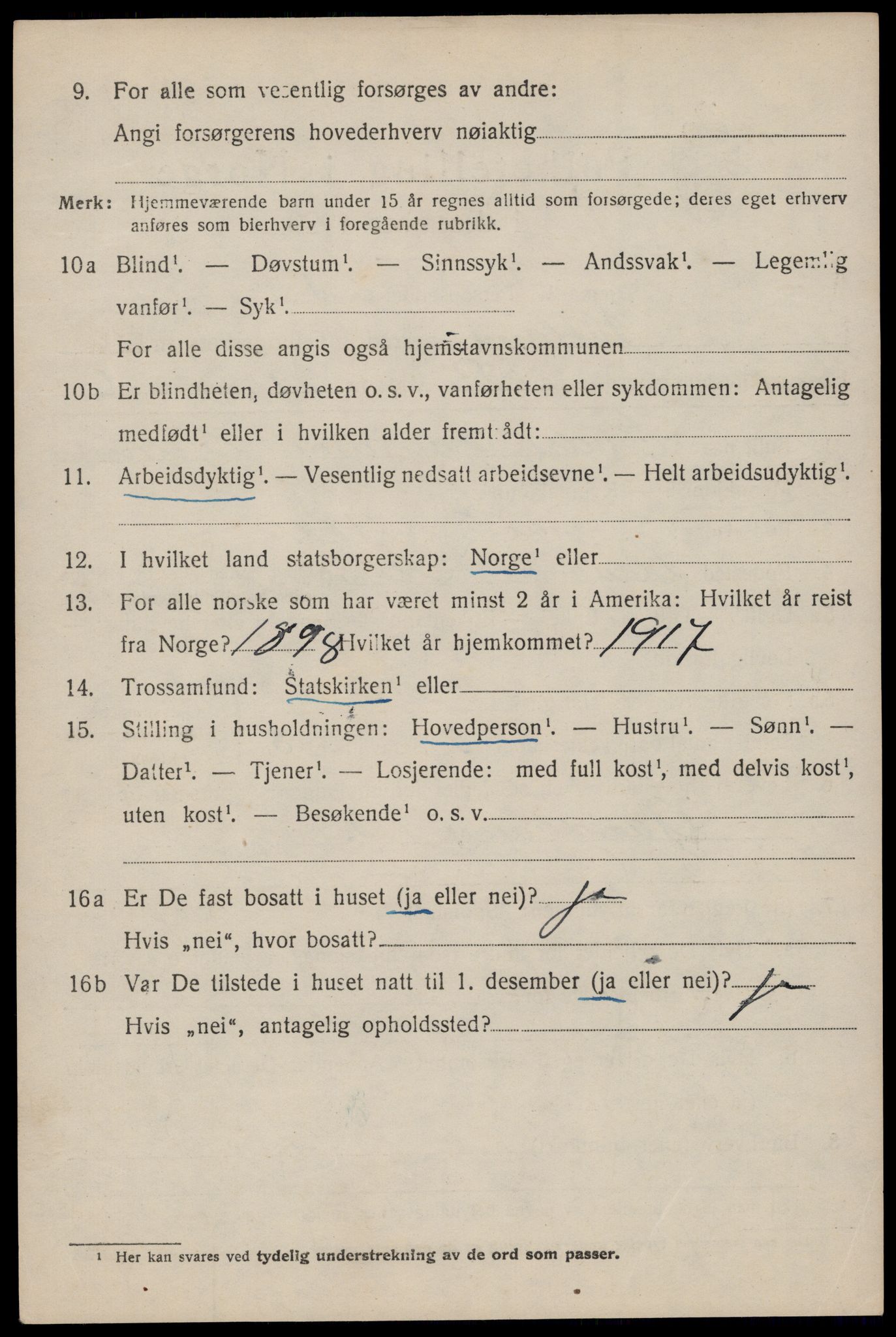 SAST, 1920 census for Hetland, 1920, p. 24510