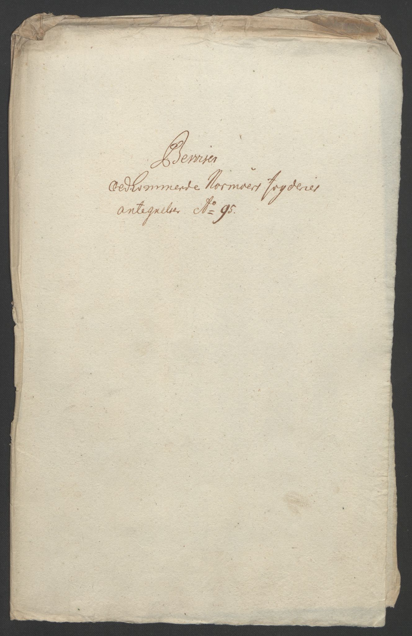 Rentekammeret inntil 1814, Reviderte regnskaper, Fogderegnskap, AV/RA-EA-4092/R56/L3736: Fogderegnskap Nordmøre, 1694-1696, p. 315