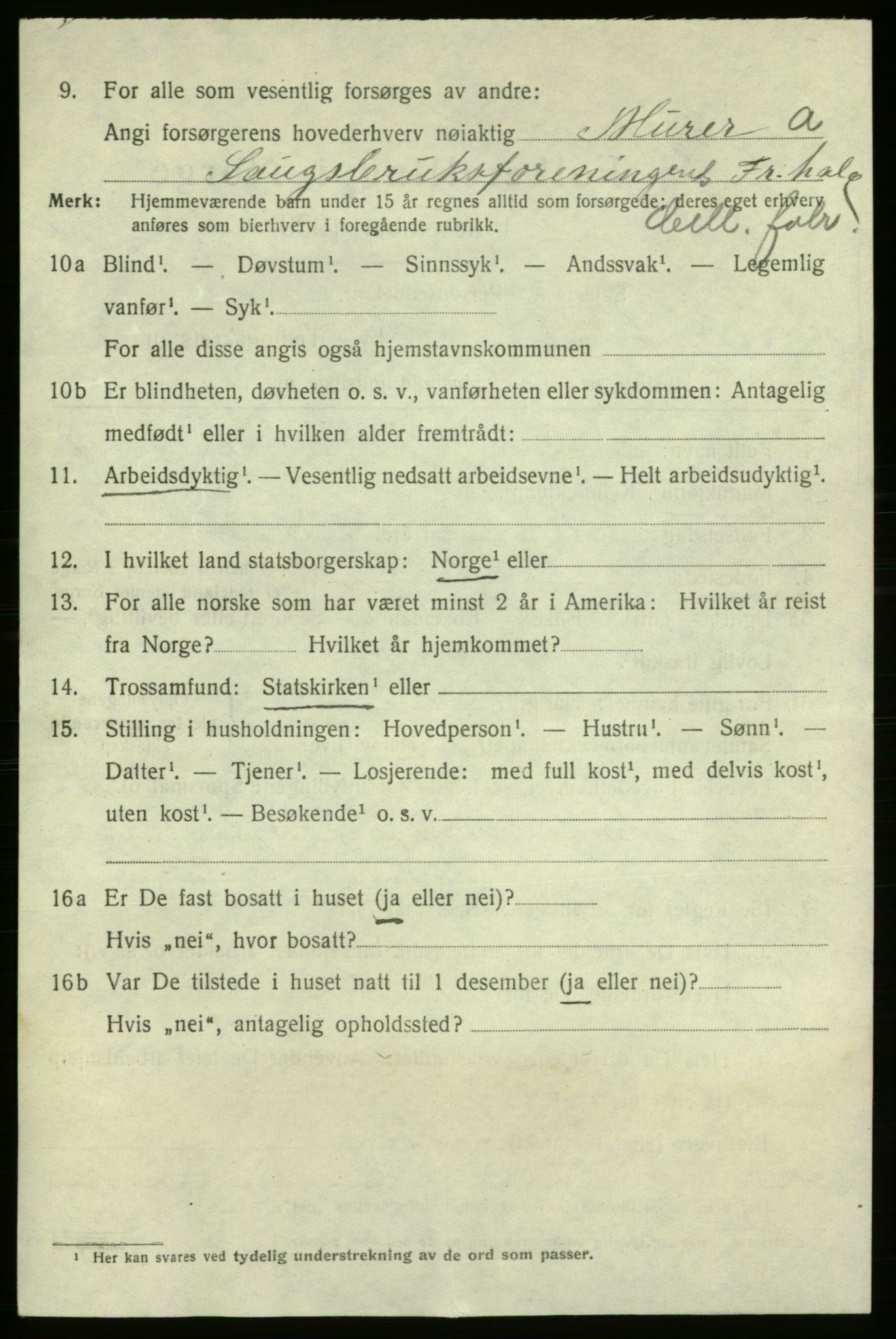 SAO, 1920 census for Fredrikshald, 1920, p. 25771