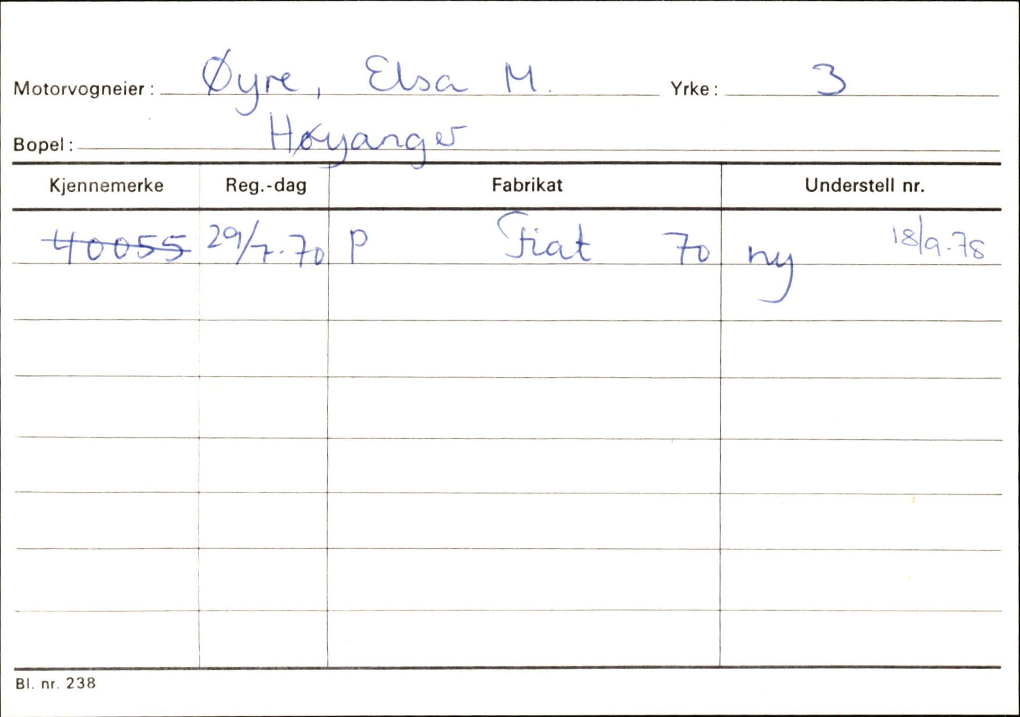 Statens vegvesen, Sogn og Fjordane vegkontor, AV/SAB-A-5301/4/F/L0131: Eigarregister Høyanger P-Å. Stryn S-Å, 1945-1975, p. 1077