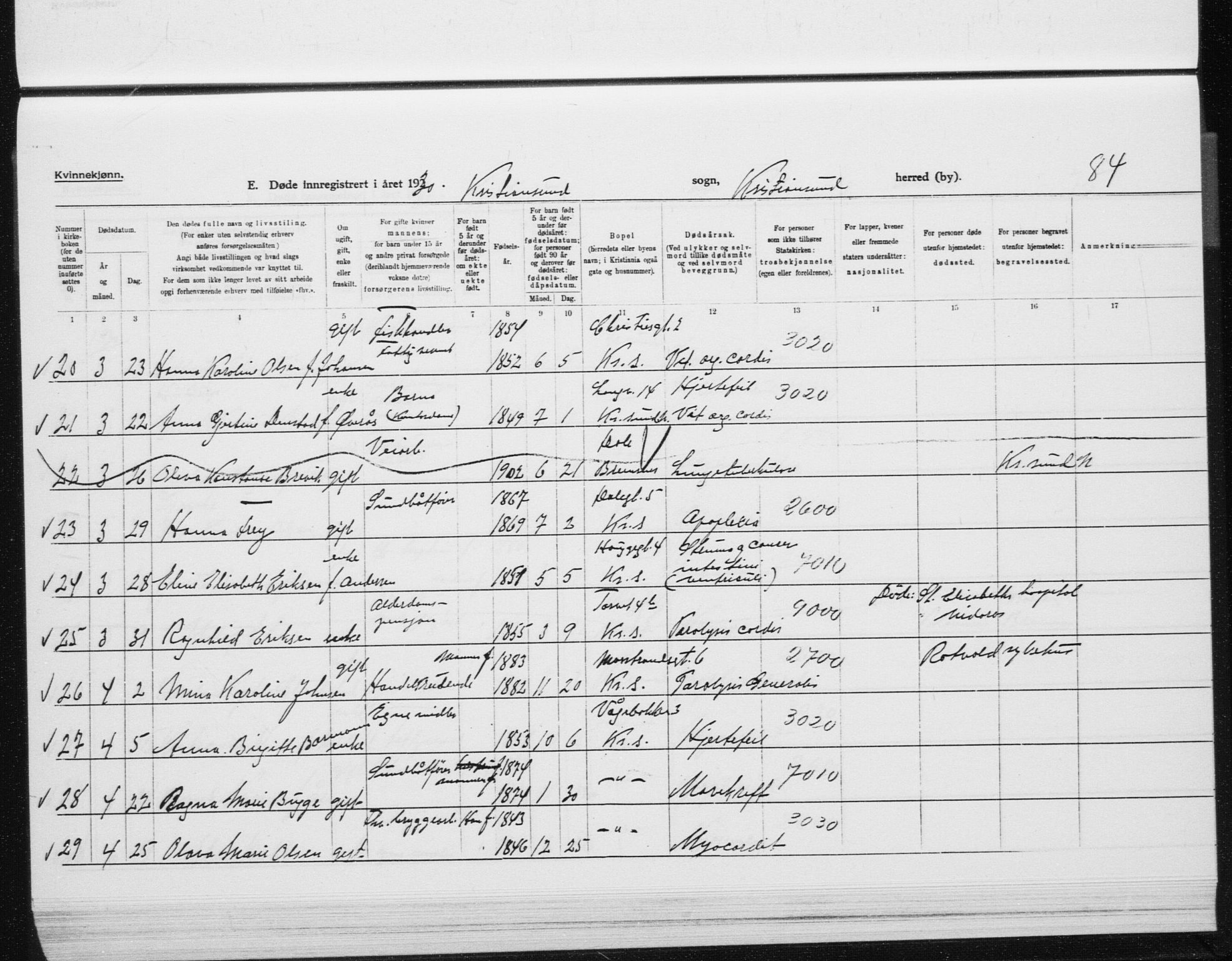 Ministerialprotokoller, klokkerbøker og fødselsregistre - Møre og Romsdal, AV/SAT-A-1454/572/L0863: Parish register (official) no. 572D07, 1917-1935