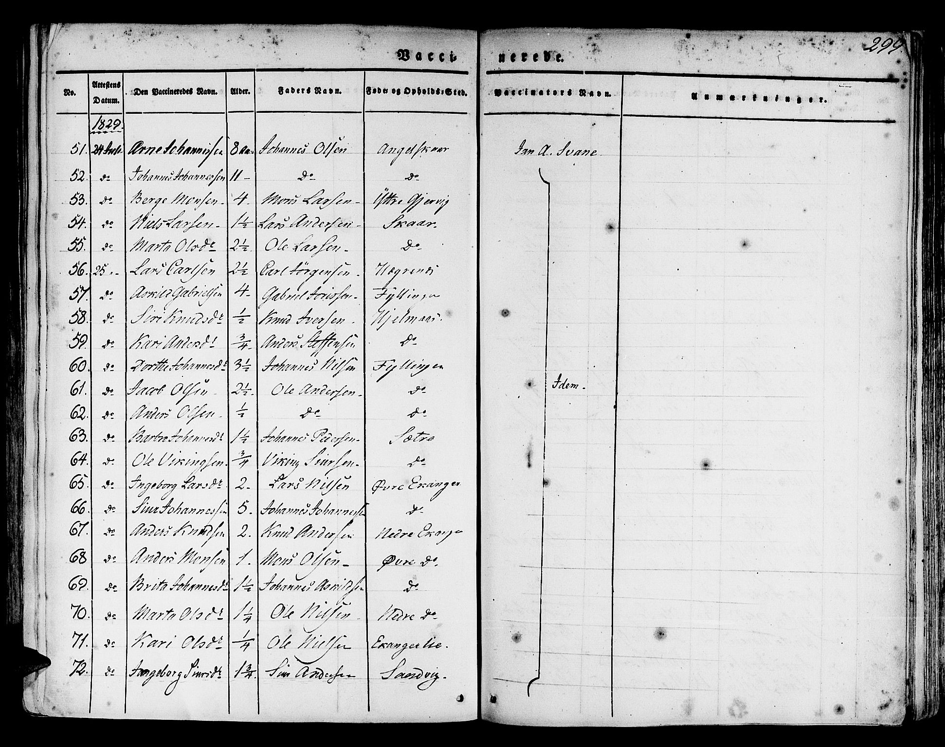 Hamre sokneprestembete, AV/SAB-A-75501/H/Ha/Haa/Haaa/L0011: Parish register (official) no. A 11, 1826-1834, p. 299