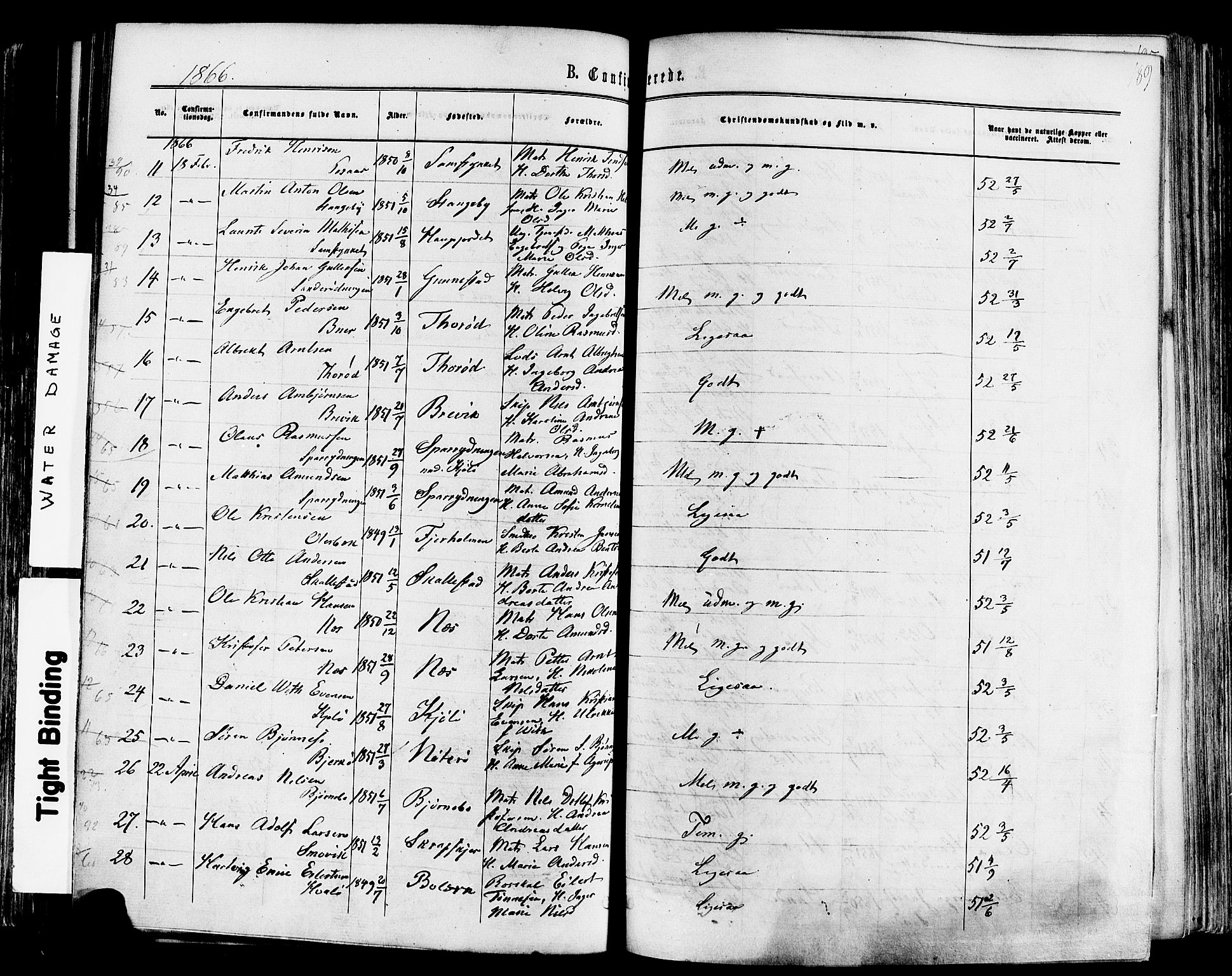 Nøtterøy kirkebøker, AV/SAKO-A-354/F/Fa/L0007: Parish register (official) no. I 7, 1865-1877, p. 189