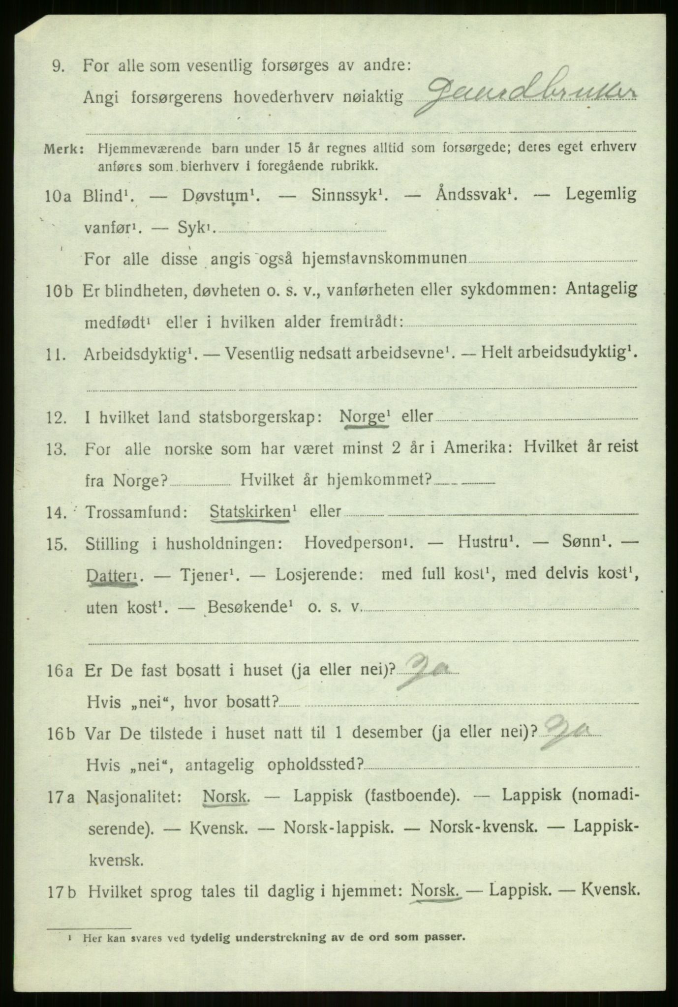 SATØ, 1920 census for Sørreisa, 1920, p. 4768