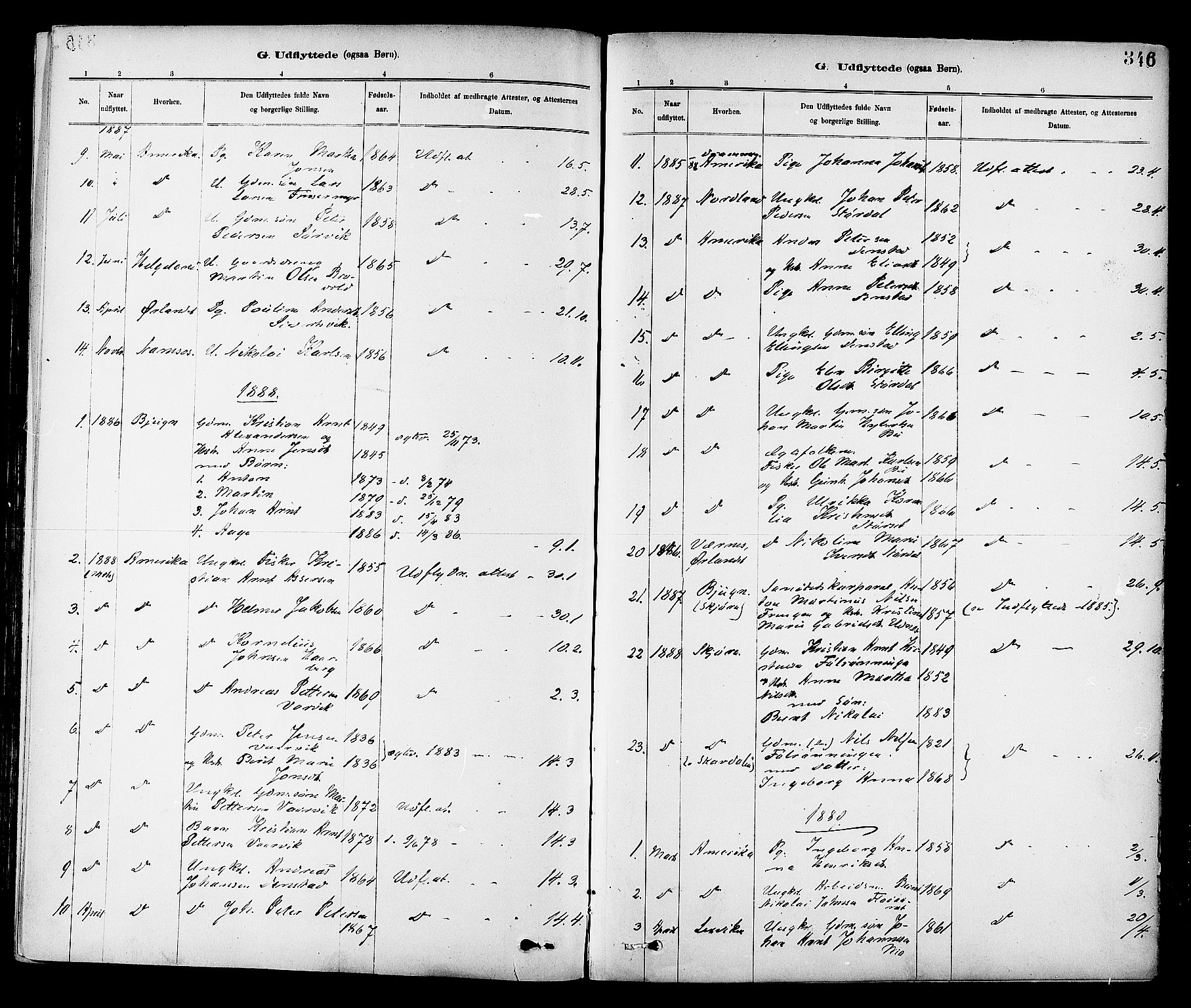Ministerialprotokoller, klokkerbøker og fødselsregistre - Sør-Trøndelag, SAT/A-1456/647/L0634: Parish register (official) no. 647A01, 1885-1896, p. 346