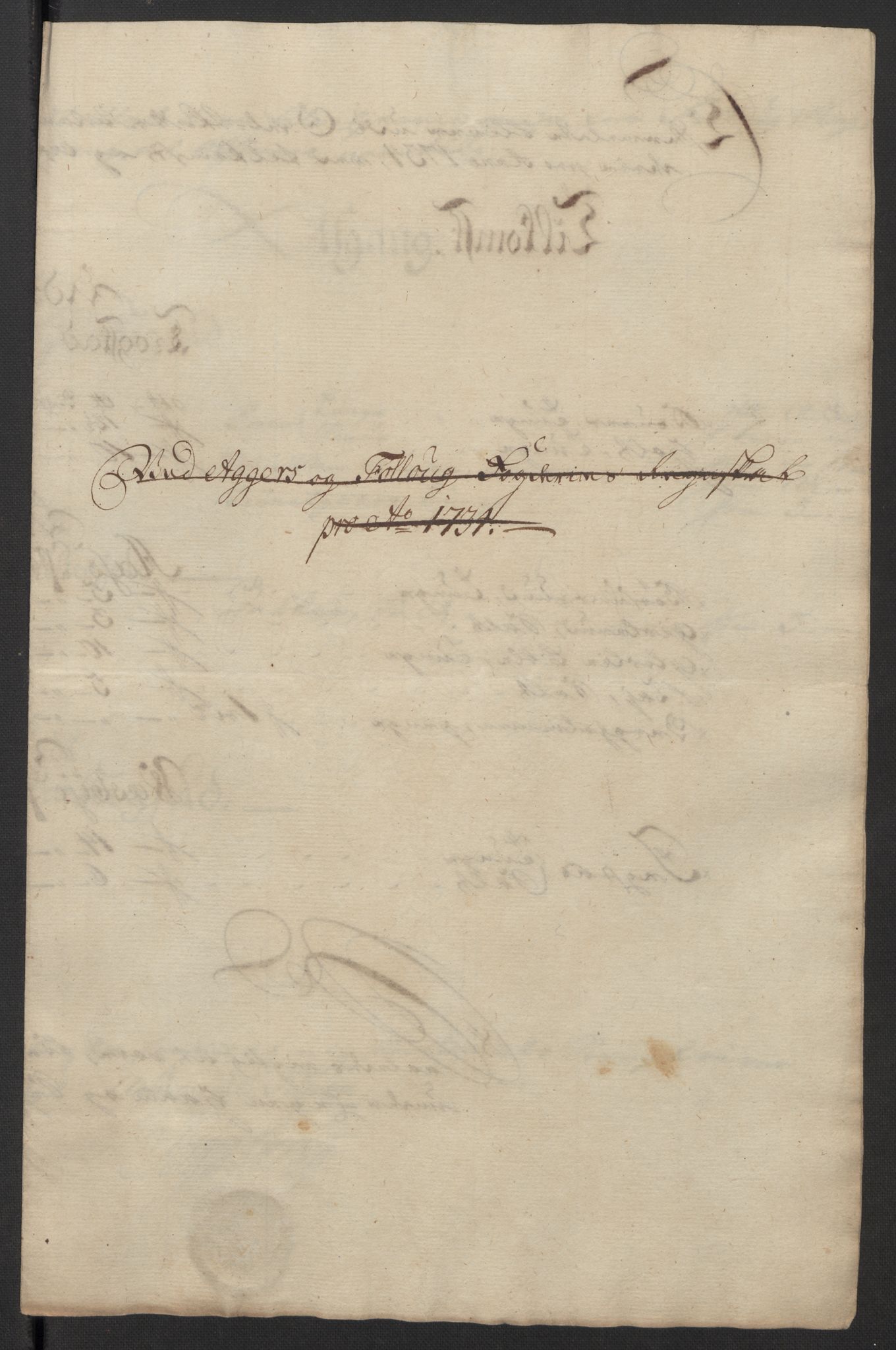 Rentekammeret inntil 1814, Reviderte regnskaper, Fogderegnskap, AV/RA-EA-4092/R10/L0473: Fogderegnskap Aker og Follo, 1734, p. 193