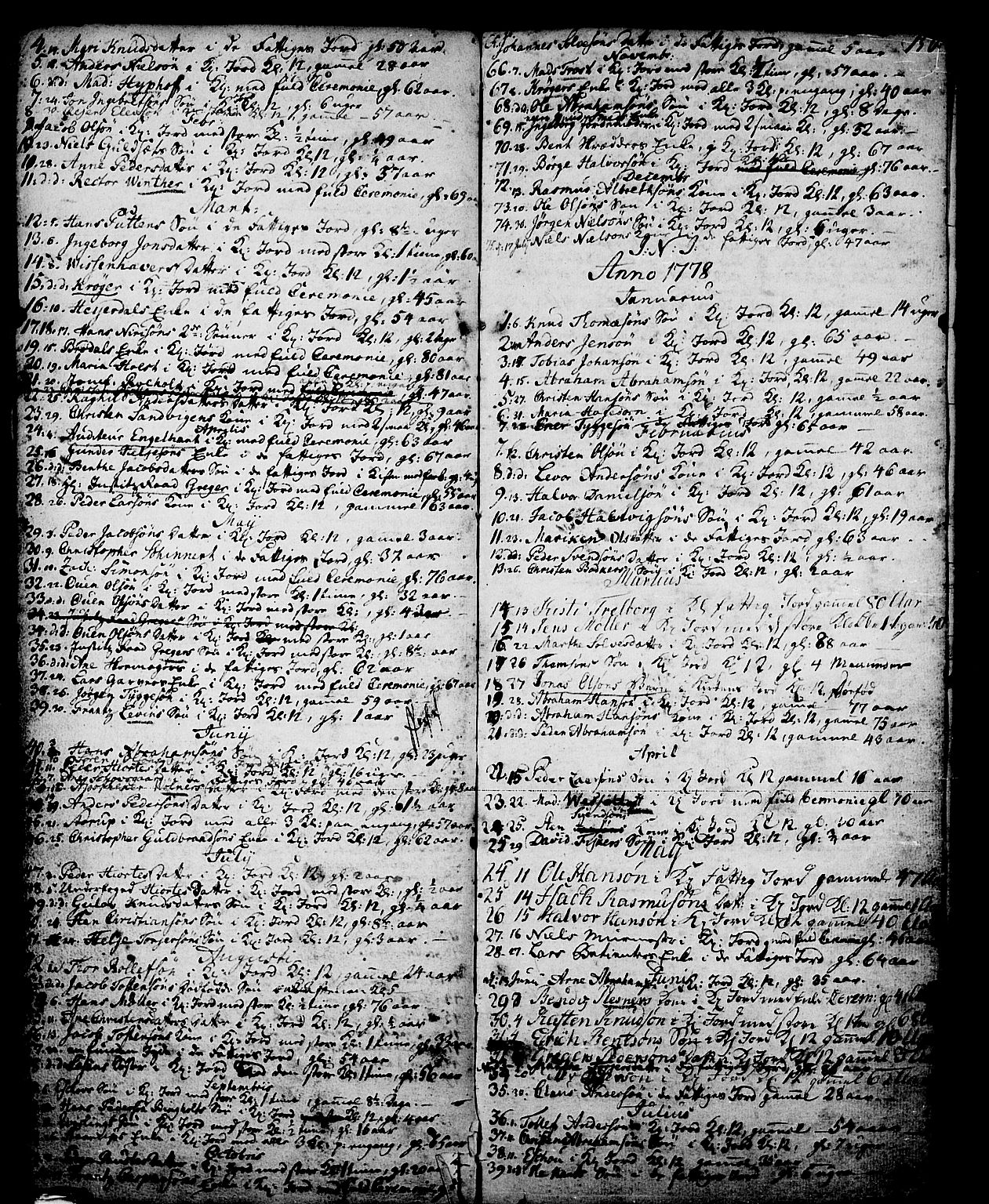 Skien kirkebøker, SAKO/A-302/G/Ga/L0001: Parish register (copy) no. 1, 1756-1791, p. 150
