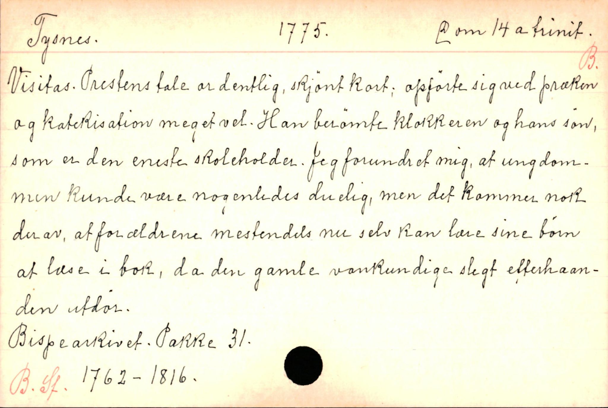 Haugen, Johannes - lærer, AV/SAB-SAB/PA-0036/01/L0001: Om klokkere og lærere, 1521-1904, p. 2547